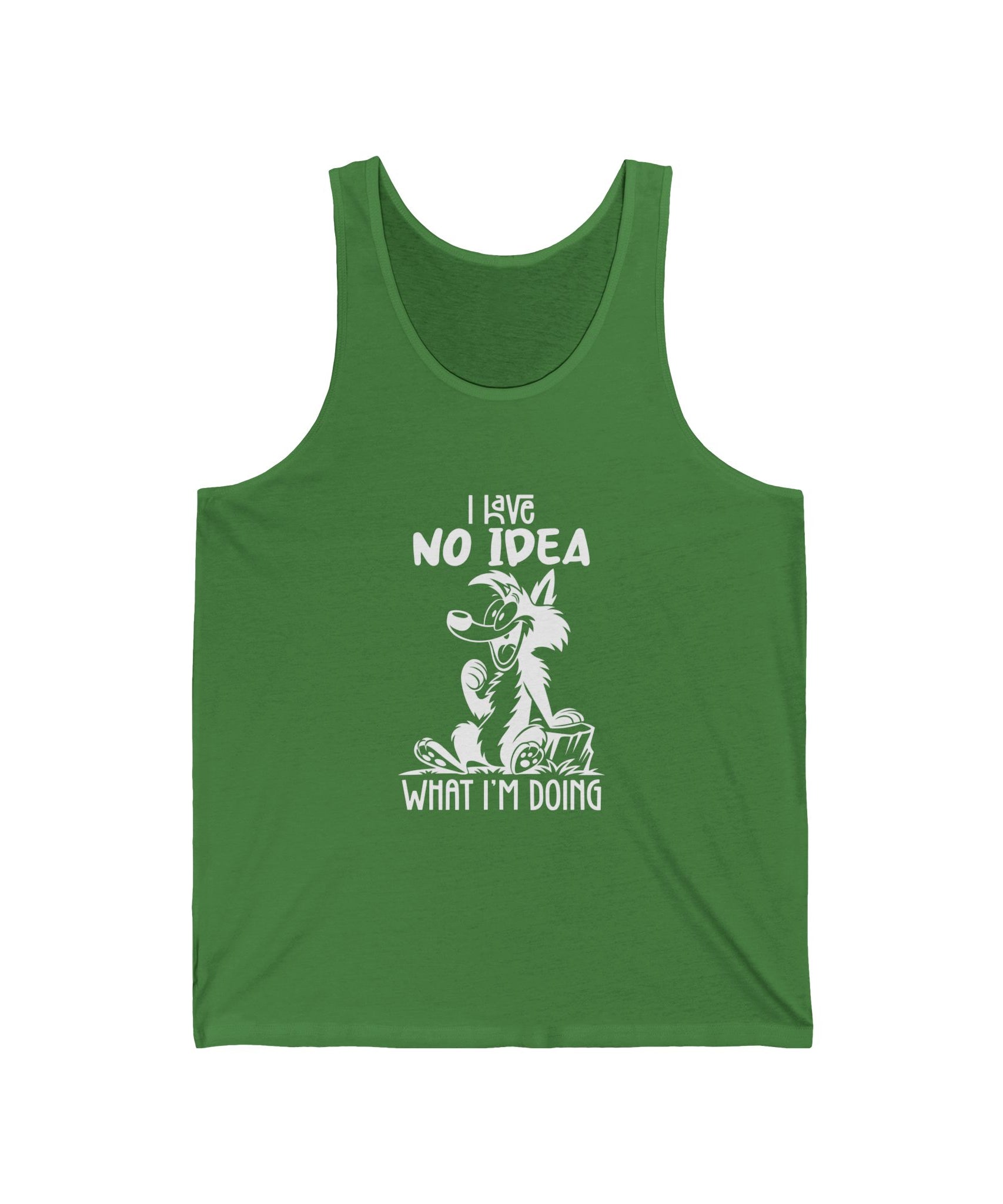 Hilarious Jersey Tank, Funny Graphic Tank Top for Summer, Gift for Dog Lovers, Casual Wear for Every Occasion, Unique Dog-Themed Apparel