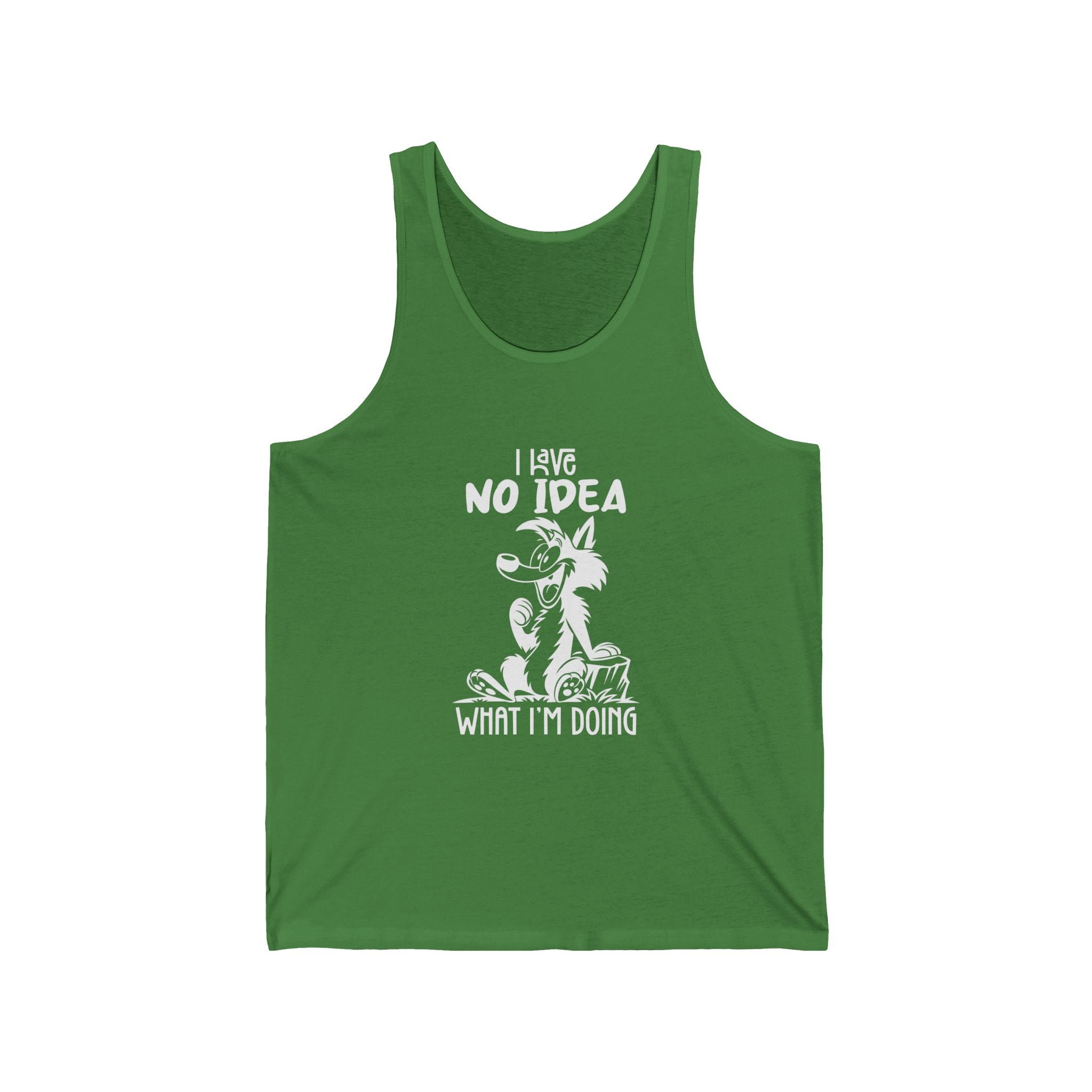 Hilarious Jersey Tank, Funny Graphic Tank Top for Summer, Gift for Dog Lovers, Casual Wear for Every Occasion, Unique Dog-Themed Apparel