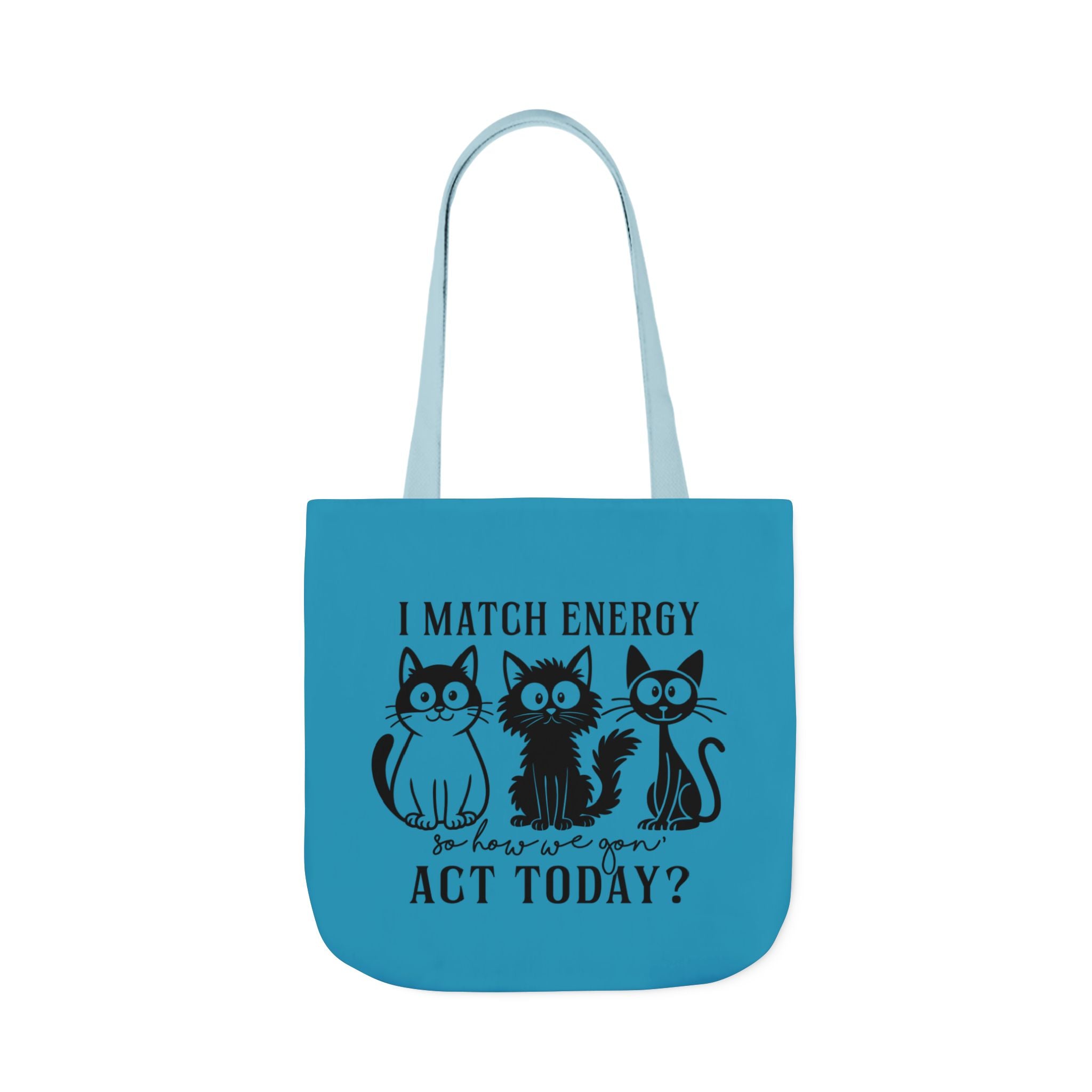 Cute Turquoise Canvas Tote – Reusable Bag