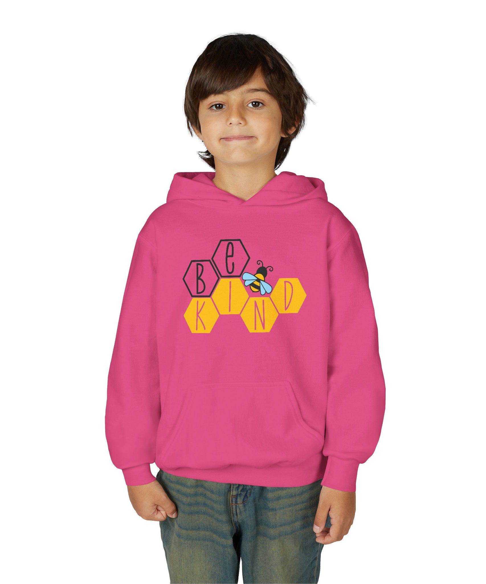 Unisex Kids Hoodie – Bee Kind & Cozy