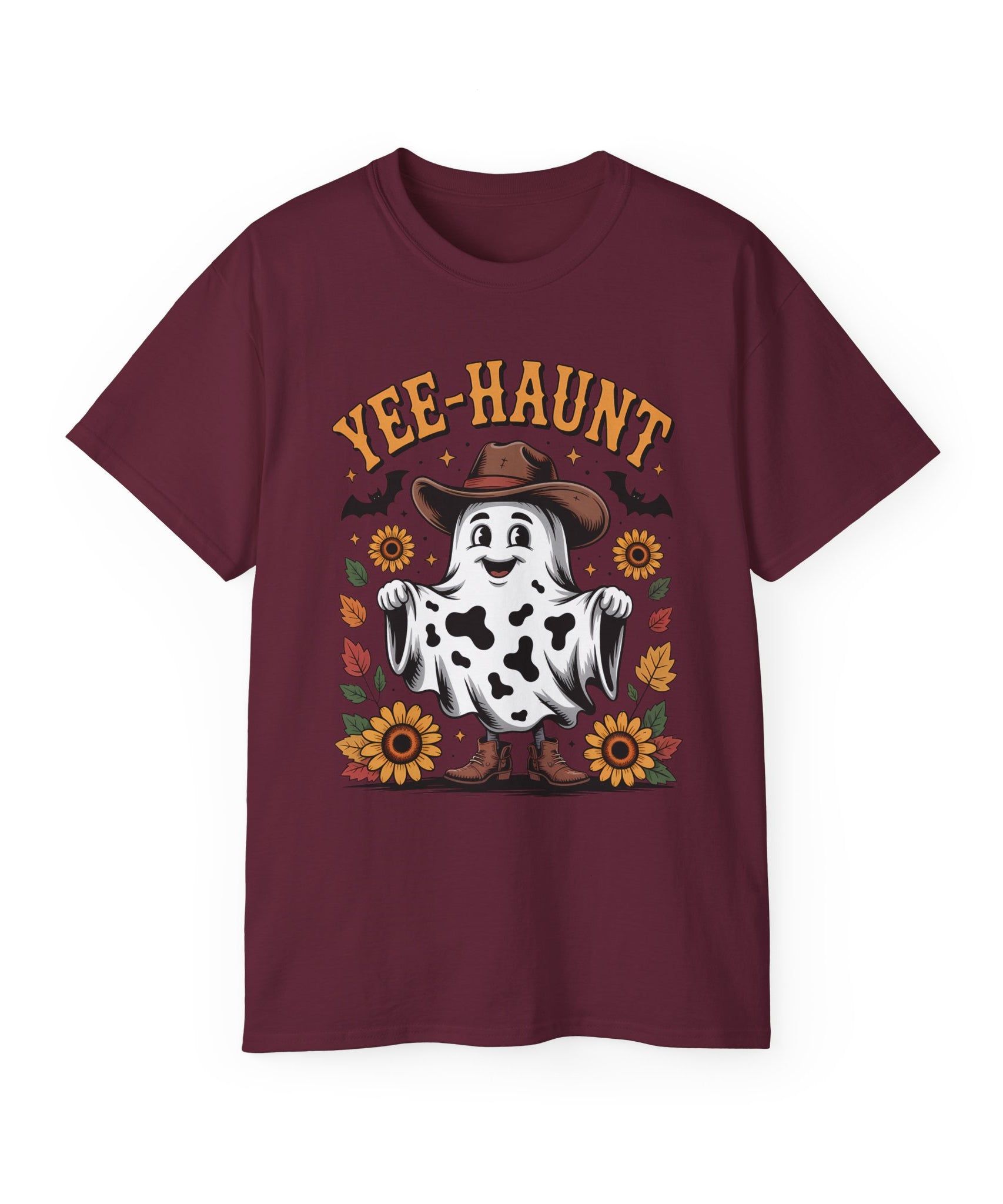 Spooky Style Cowboy Ghost T-Shirt | Gallory Hive