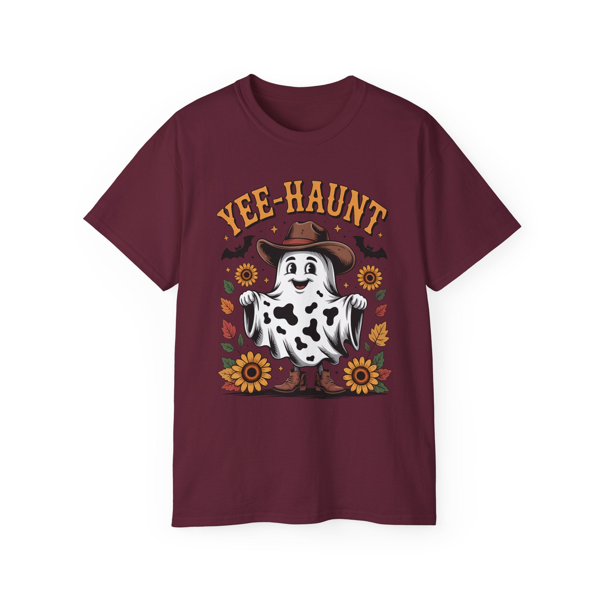 Spooky Style Cowboy Ghost T-Shirt | Gallory Hive