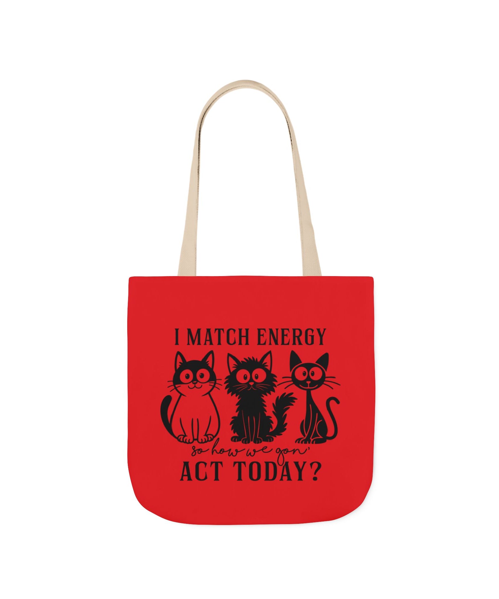 Cute Red Canvas Tote – Reusable Bag