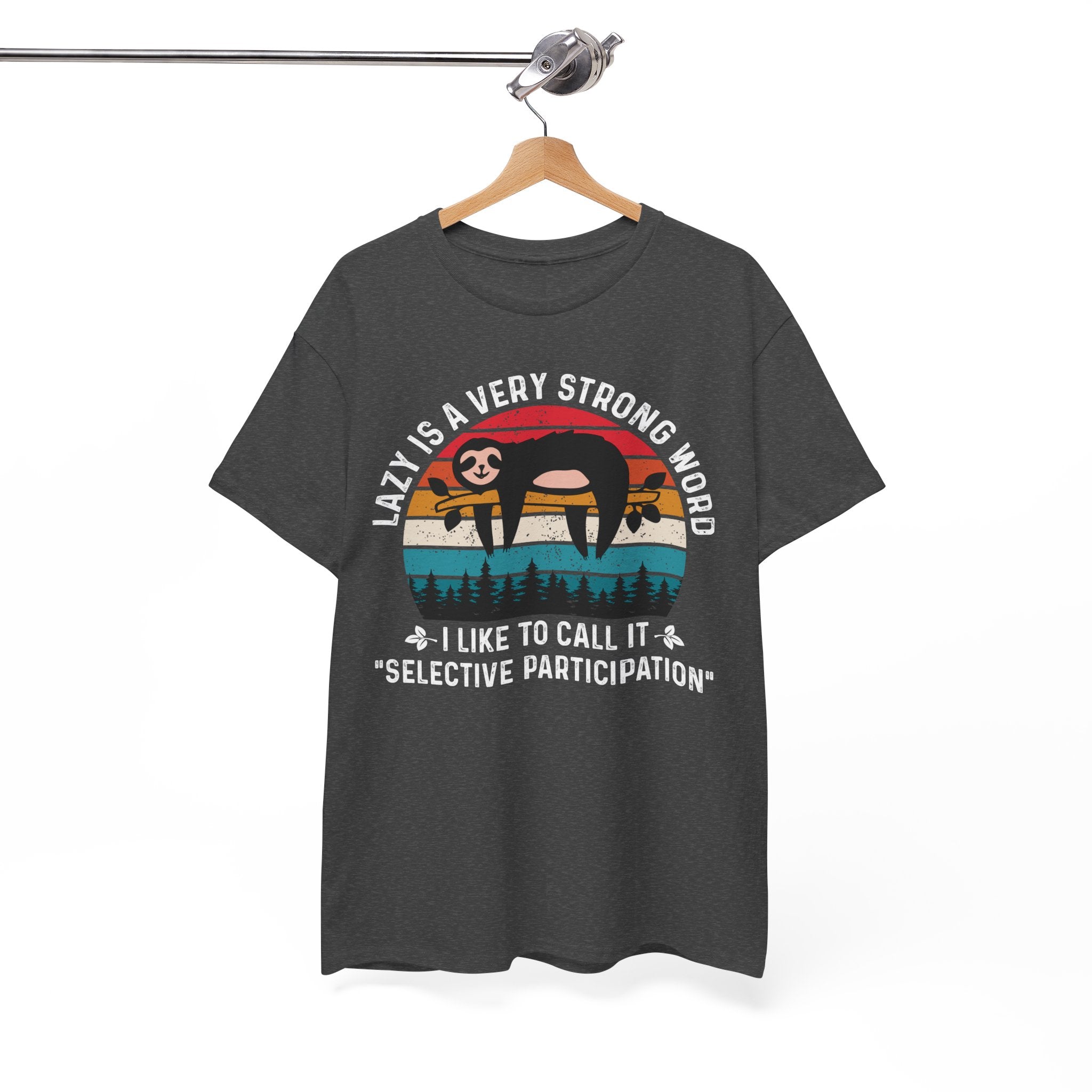 Sloth Hiking Team Retro Sunset Tee