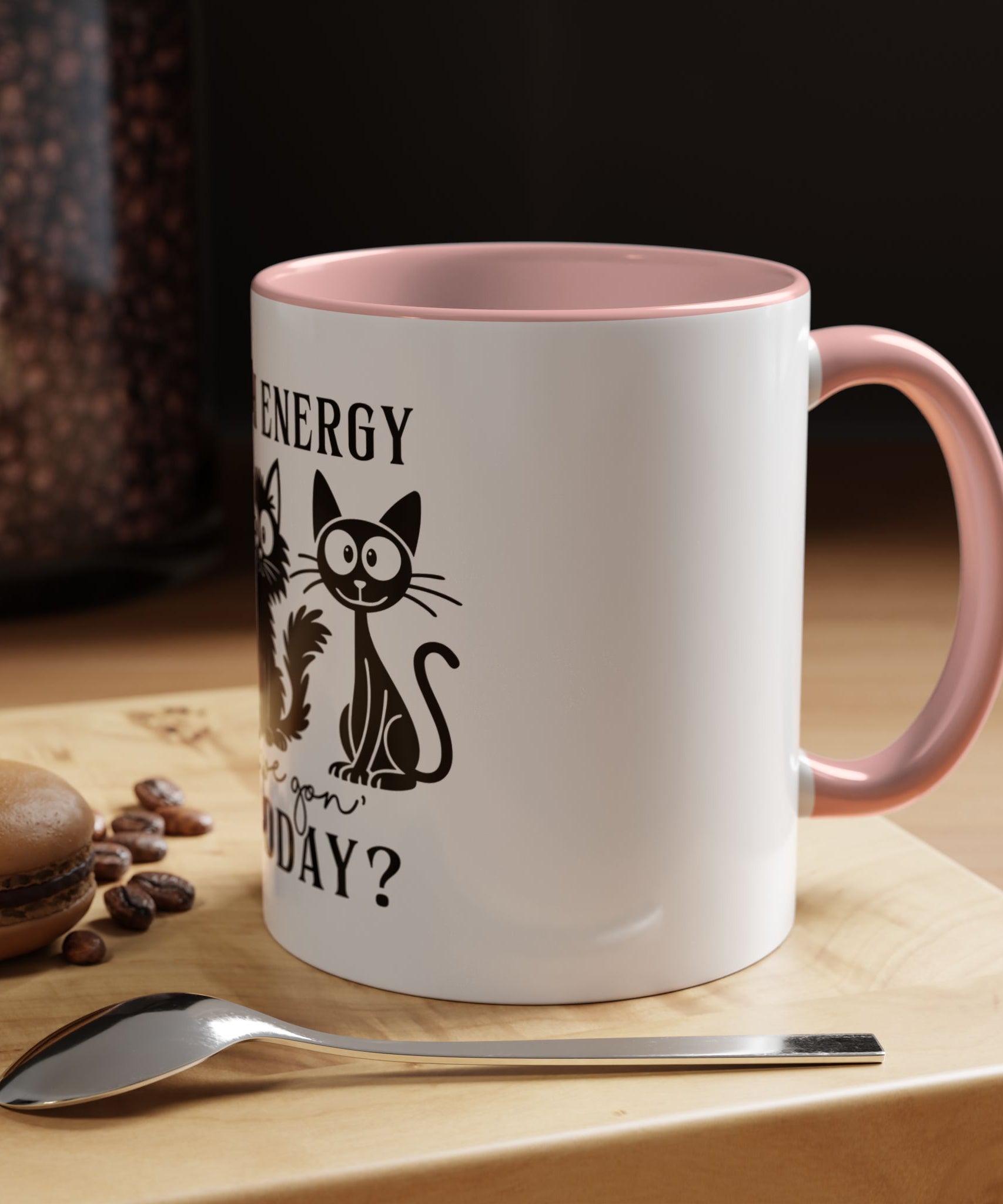 Quirky Cat Coffee Mug, Fun Kitty Mug for Cat Lovers, Gift for Pet Owners, Unique Cat-Themed Drinkware, Cute Cat Lover Present