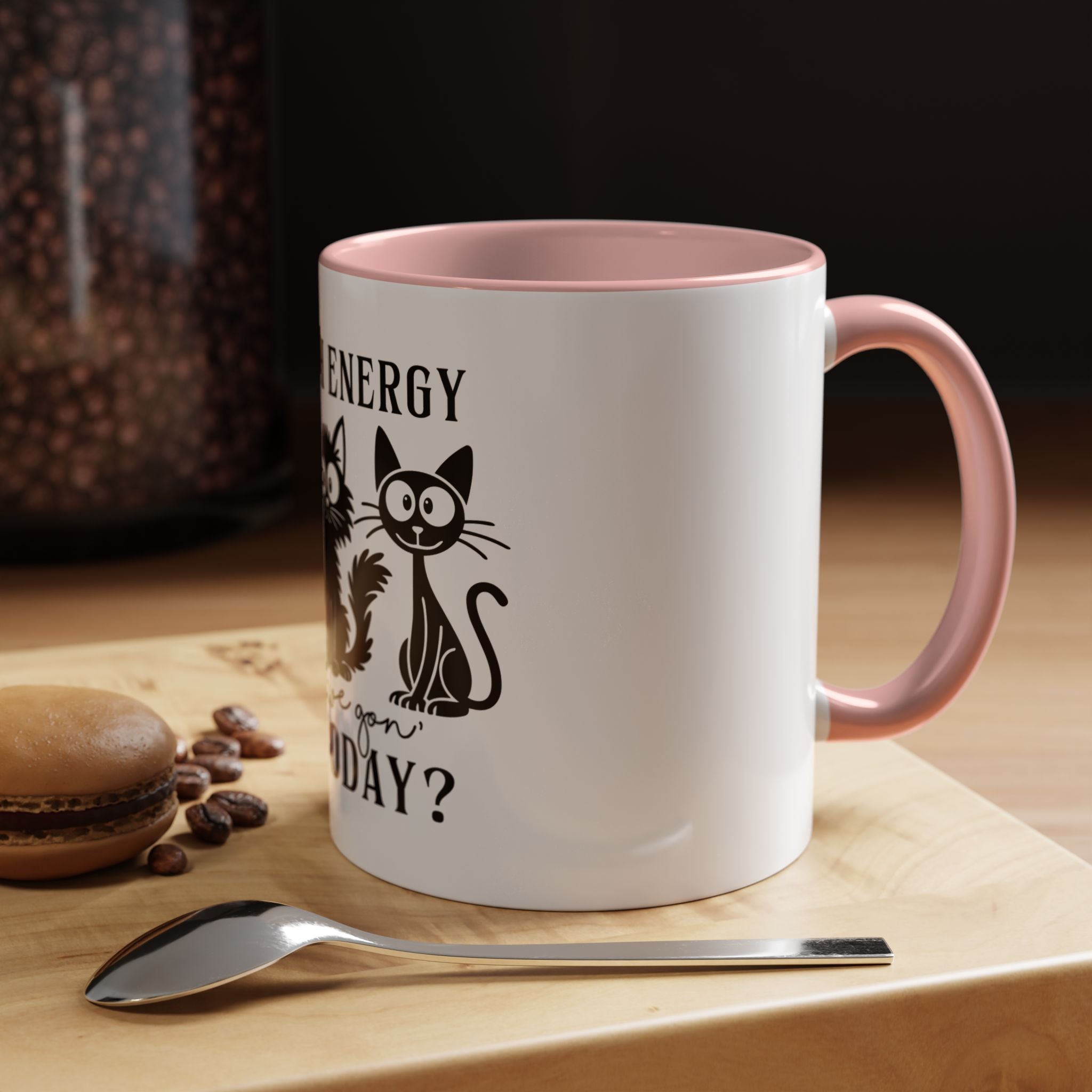 Quirky Cat Coffee Mug, Fun Kitty Mug for Cat Lovers, Gift for Pet Owners, Unique Cat-Themed Drinkware, Cute Cat Lover Present
