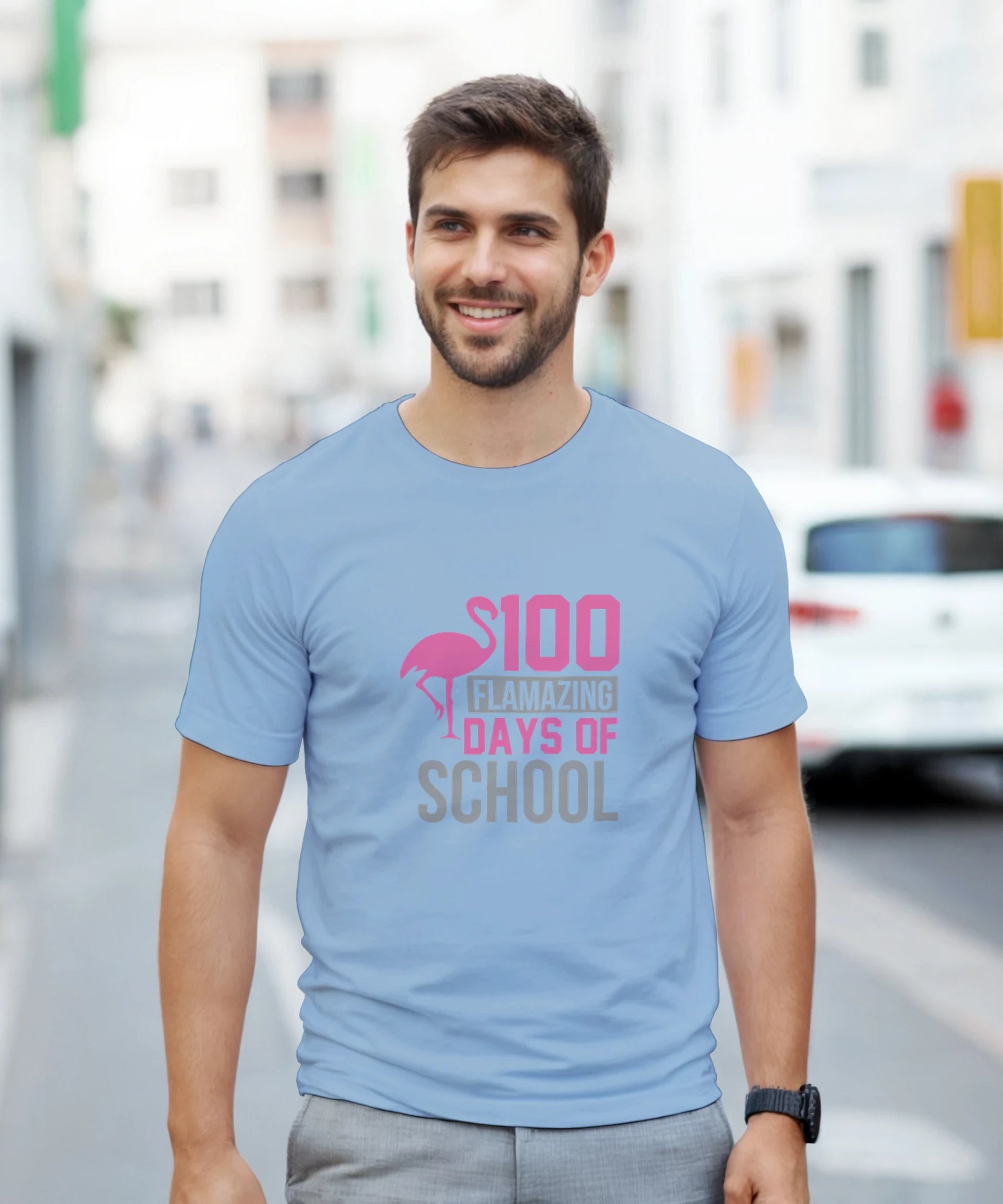 Flamingo Unisex Crewneck T-Shirt