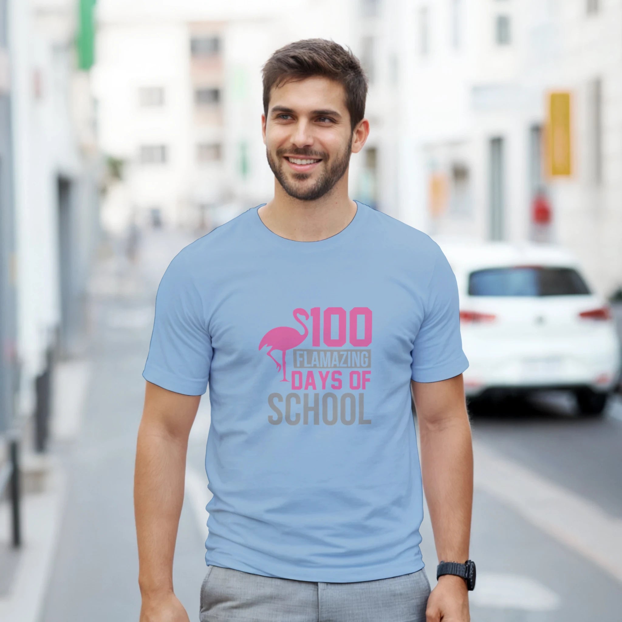 Flamingo Unisex Crewneck T-Shirt