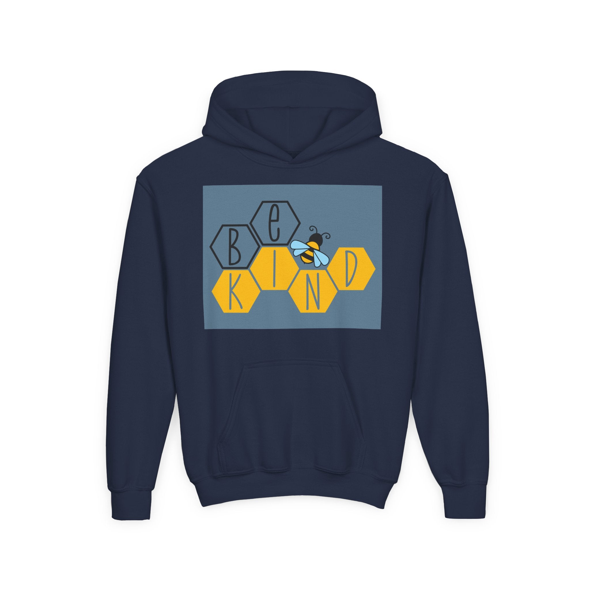 Unisex Kids Hoodie – Bee Kind & Cozy