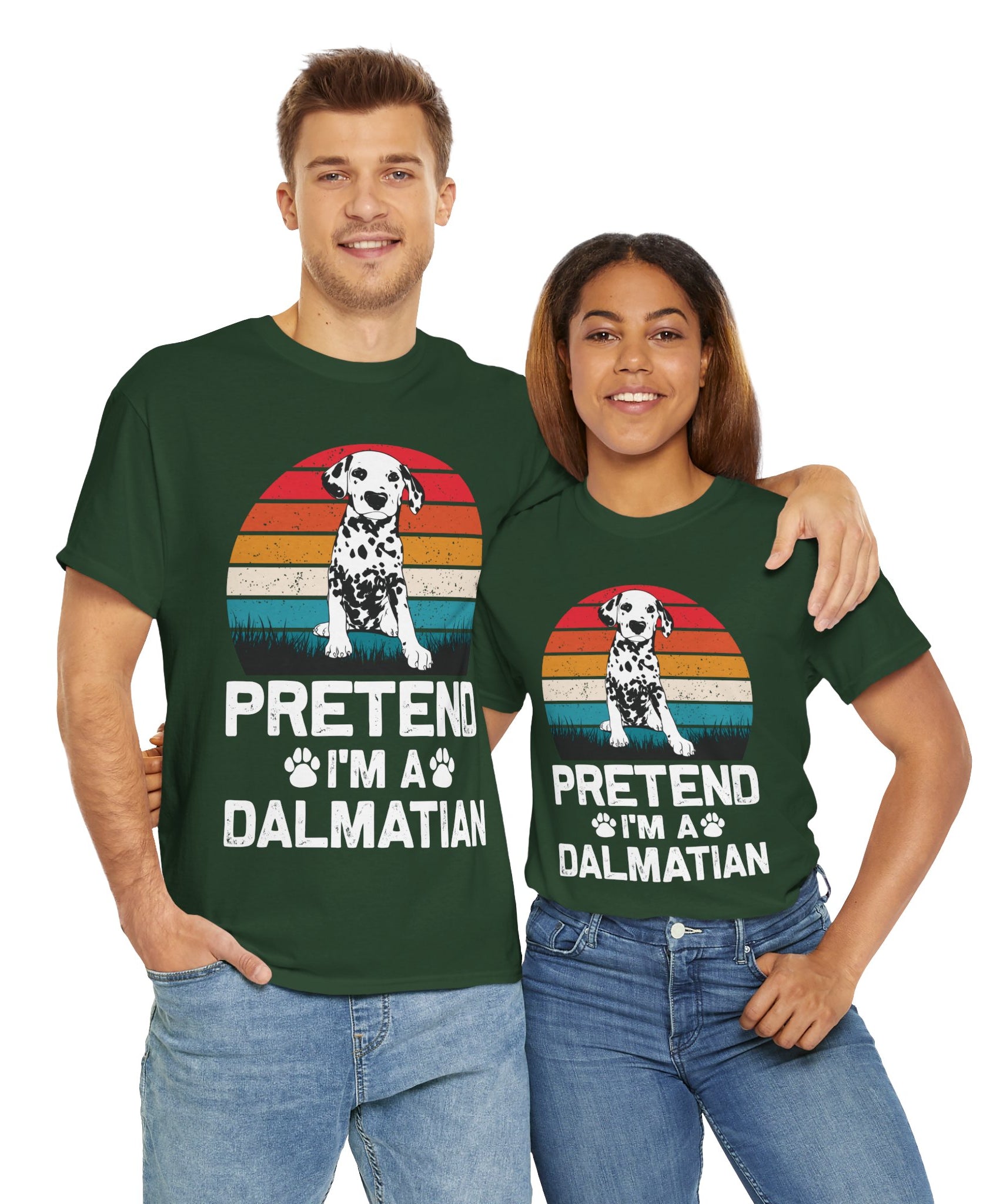 Funny Dalmatian T-Shirt - Vintage Style Tee