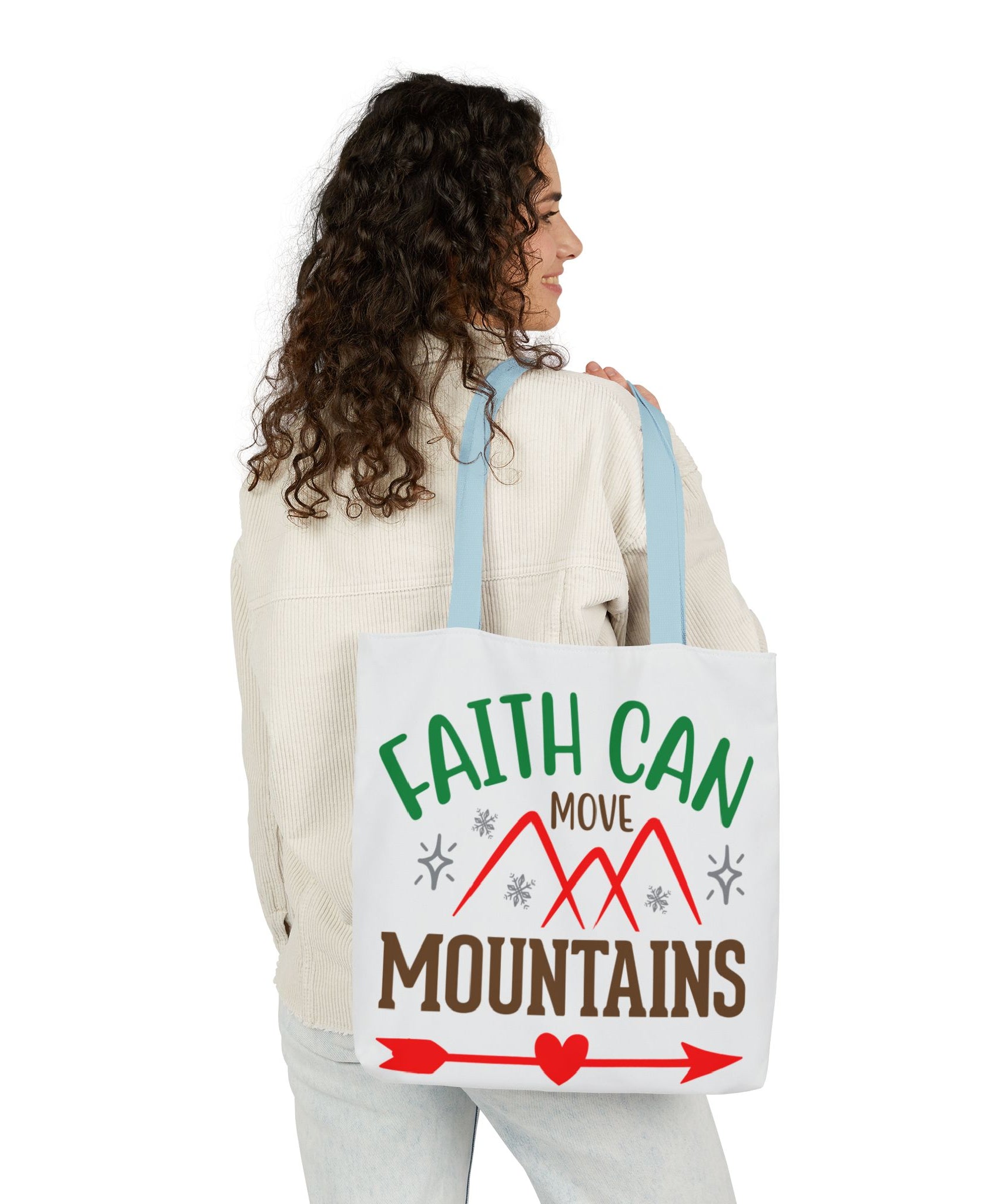 Inspirational Quote Canvas Polyester Tote | Gallory Hive