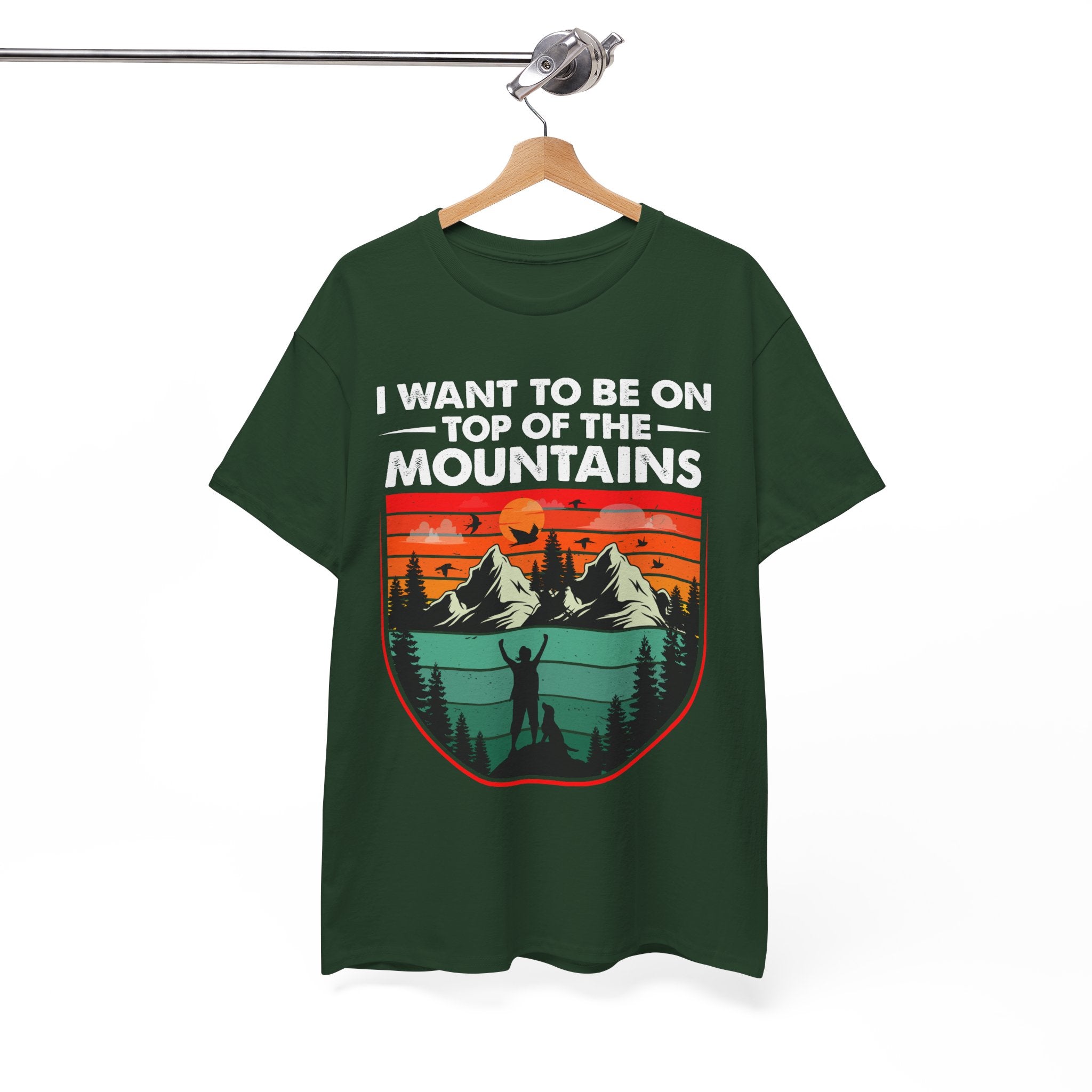 Retro Mountains T-Shirt - Adventure Vibes Tee | Gallory Hive