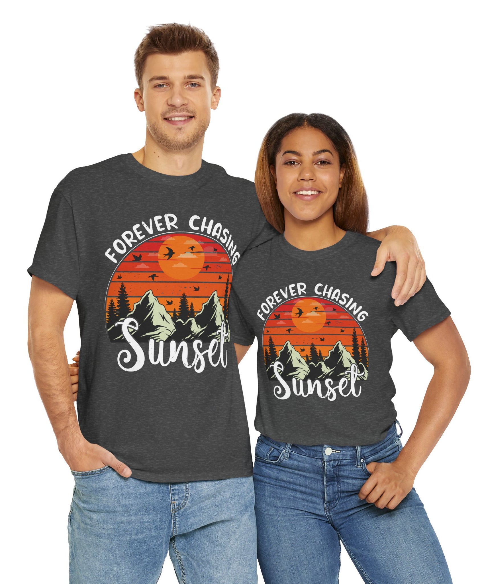 Sunset Mountain Scene T-Shirt