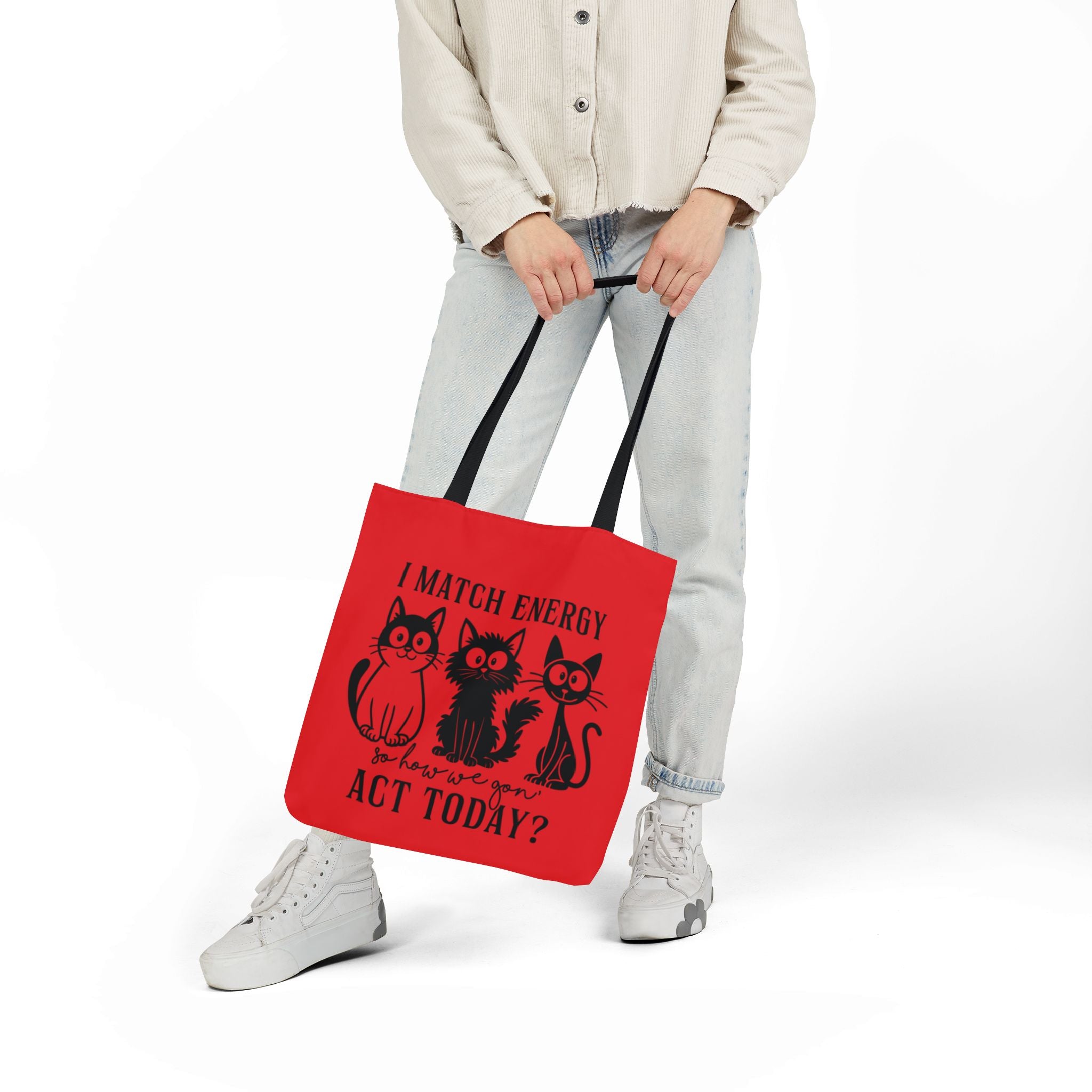 Cute Red Canvas Tote – Reusable Bag