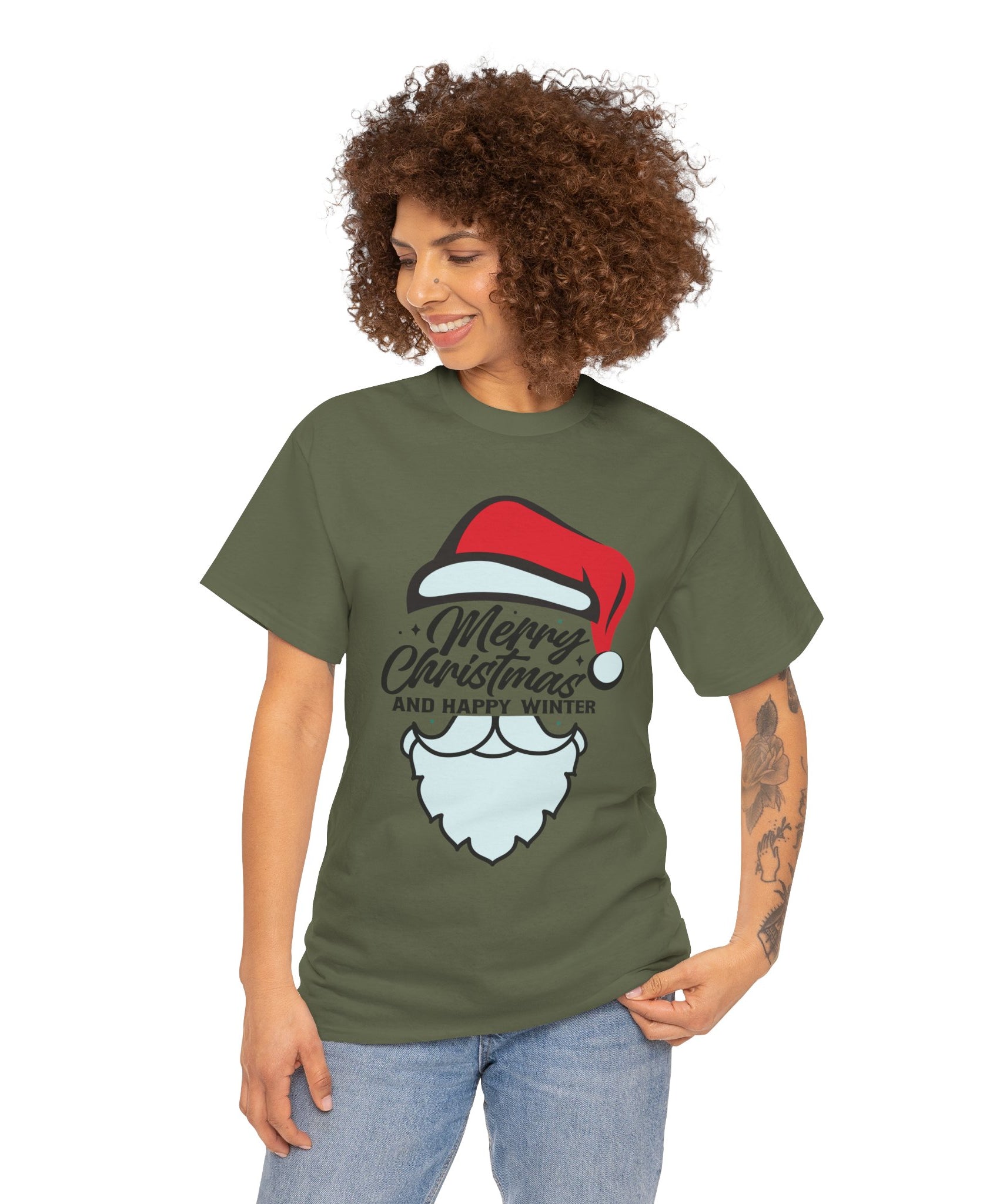 Festive Santa Beard Christmas Shirt | Gallory Hive