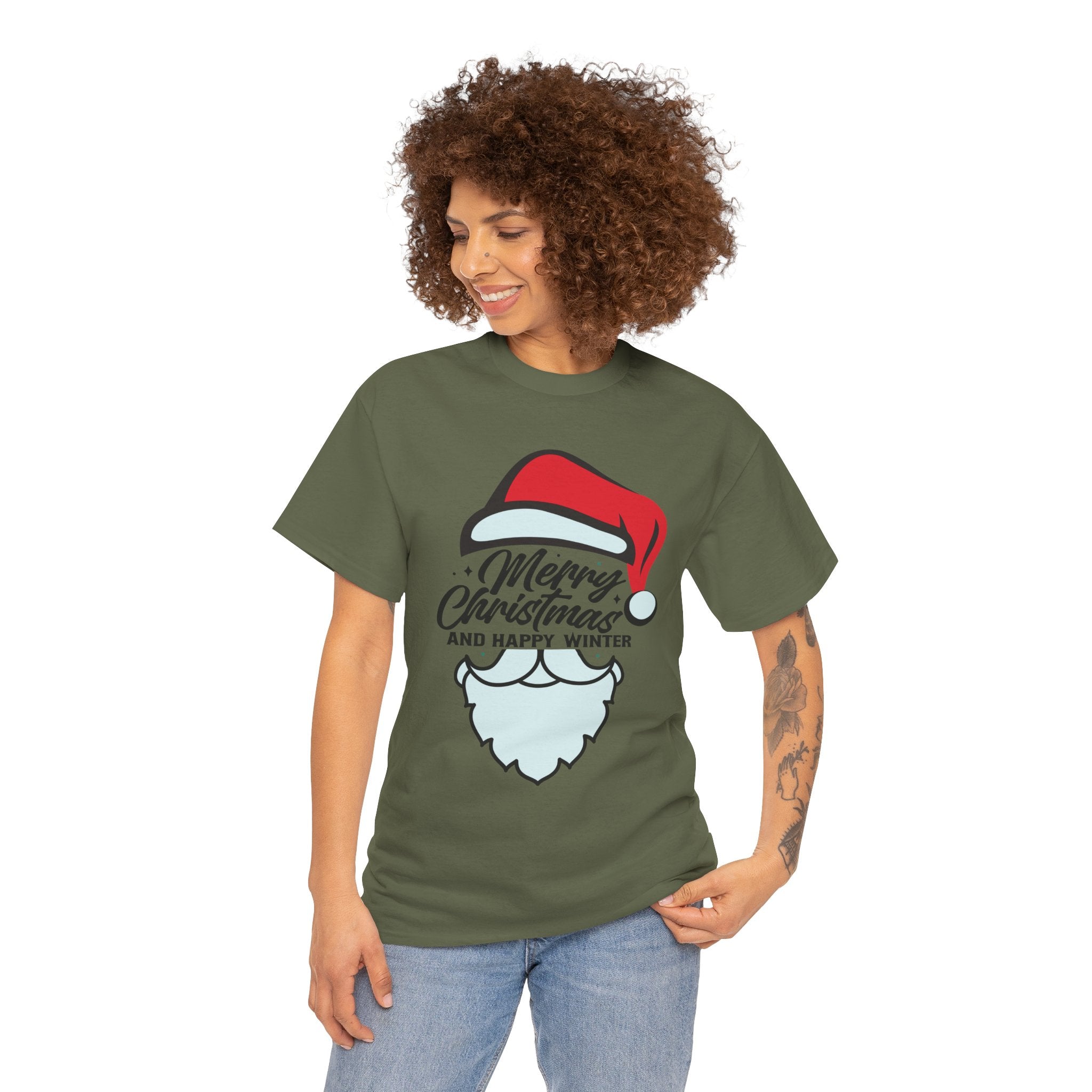 Festive Santa Beard Christmas Shirt | Gallory Hive