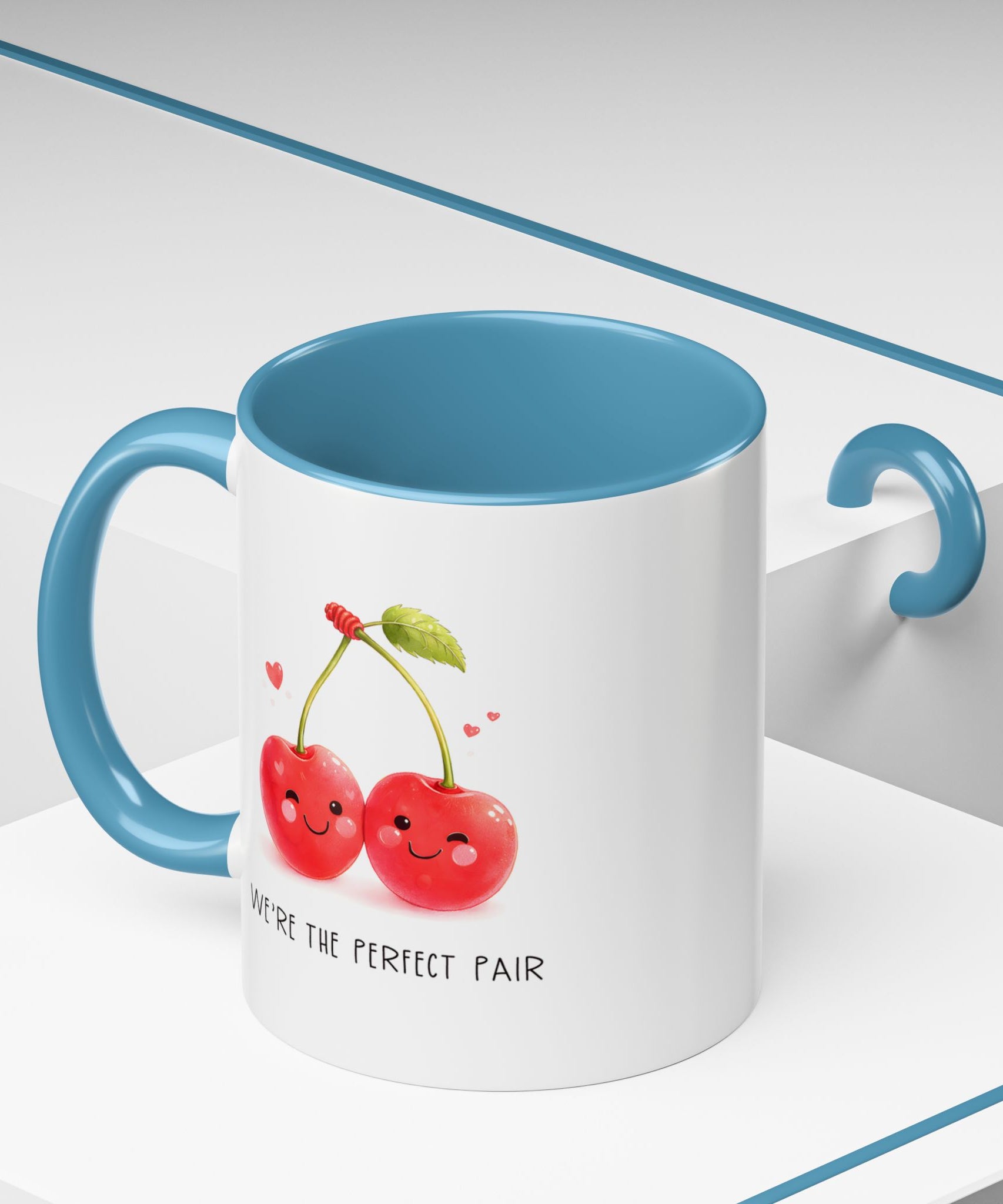 Funny Cherry Couple Ceramic Coffee Mug | Gallory Hive