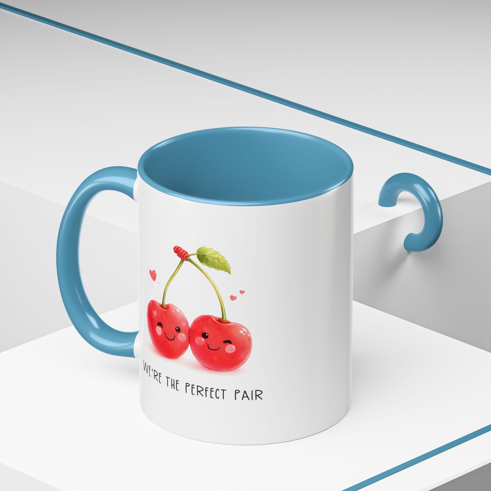 Funny Cherry Couple Ceramic Coffee Mug | Gallory Hive