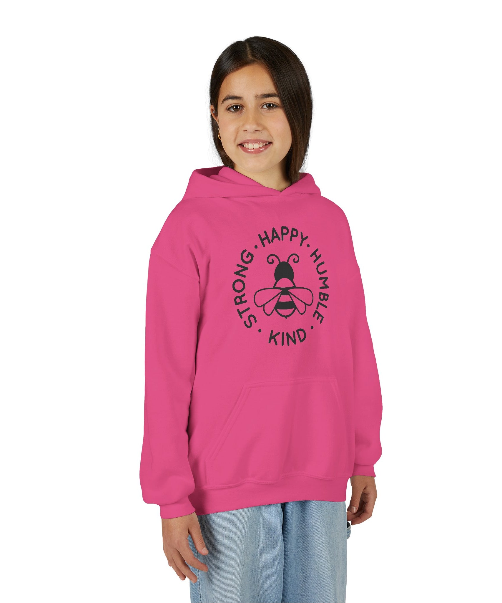 Unisex Kid's "Strong Happy Humble Kind" Hoodie