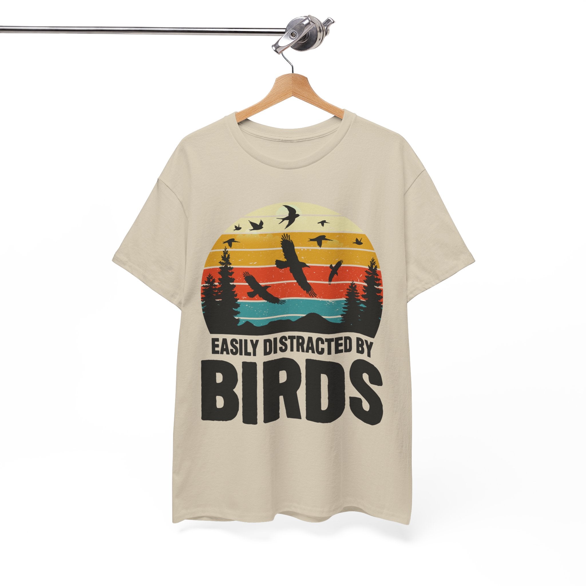 Retro Birds Lover Tee - Distracted Design
