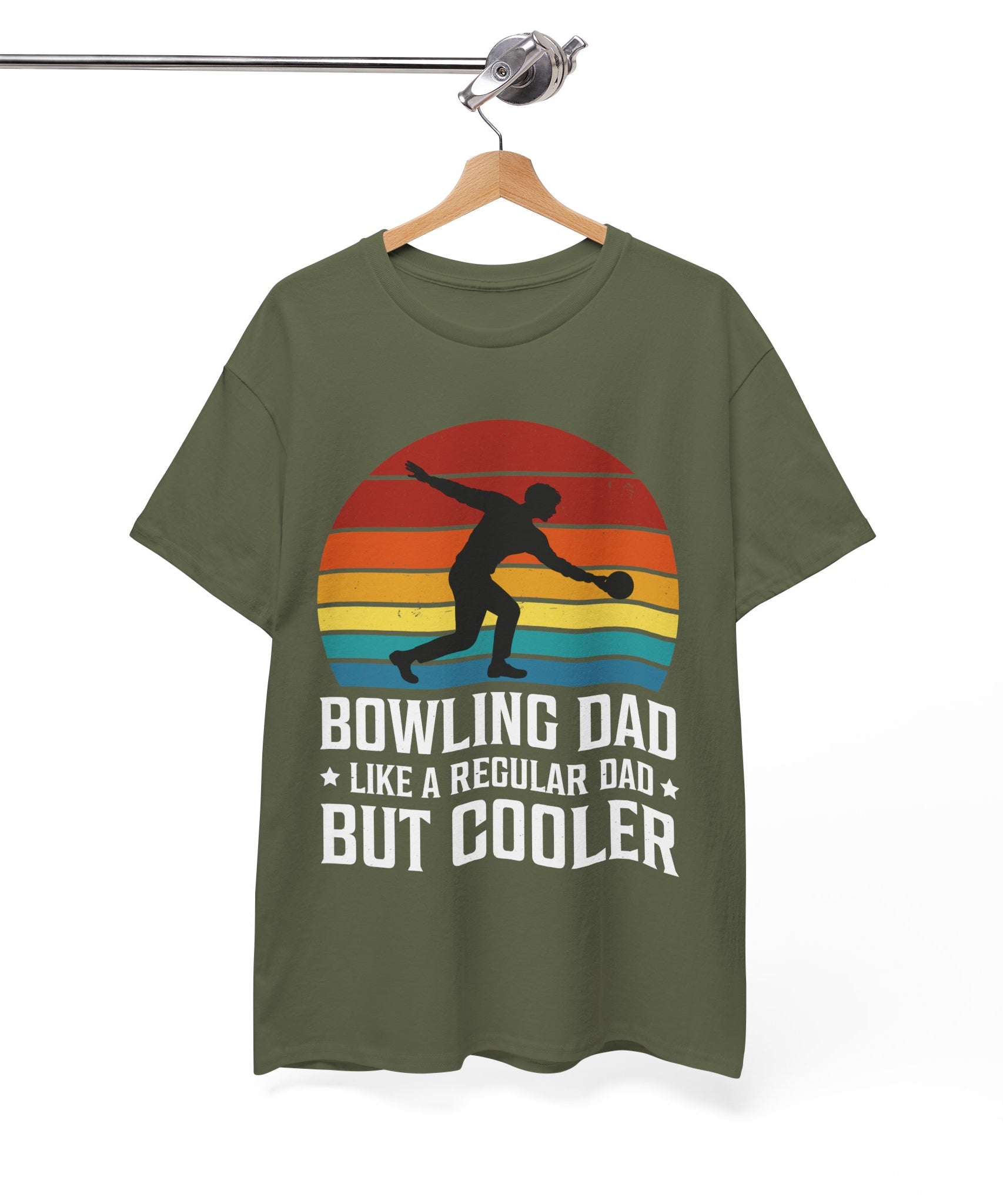 Retro Bowling Dad Tee - Unique Father's Day Gift | Gallory Hive