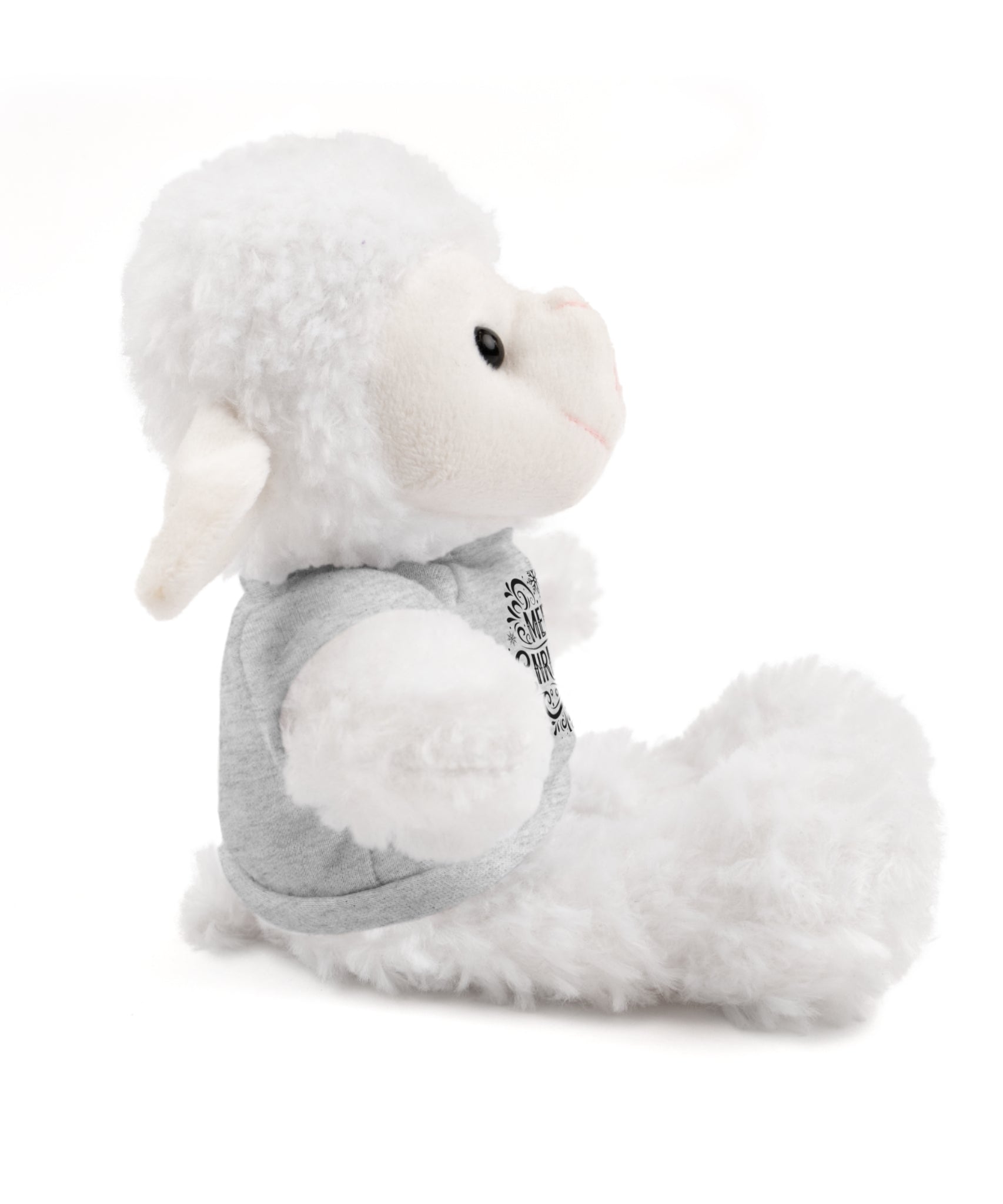 Festive Merry Christmas Stuffed Sheep | Gallory Hive