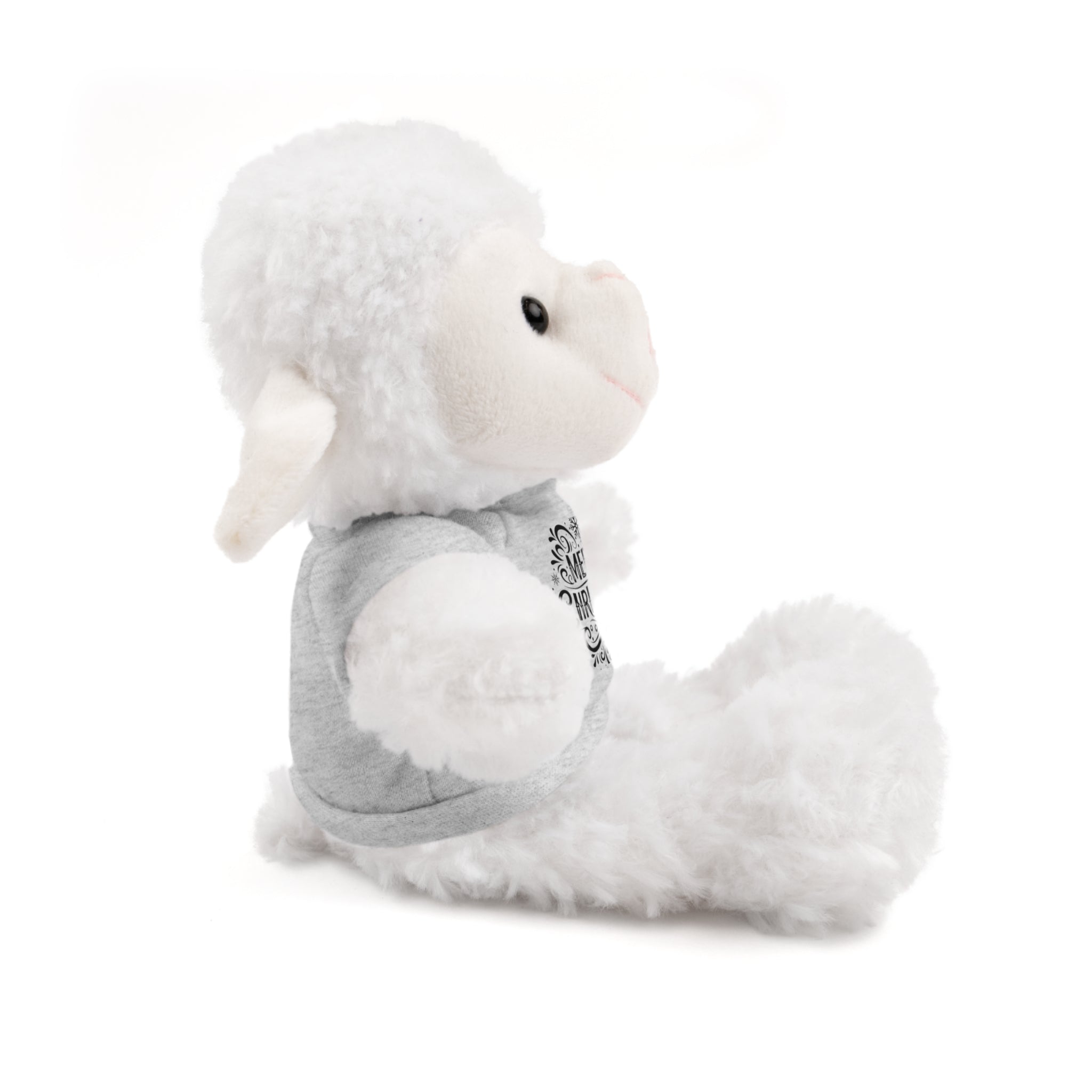 Festive Merry Christmas Stuffed Sheep | Gallory Hive