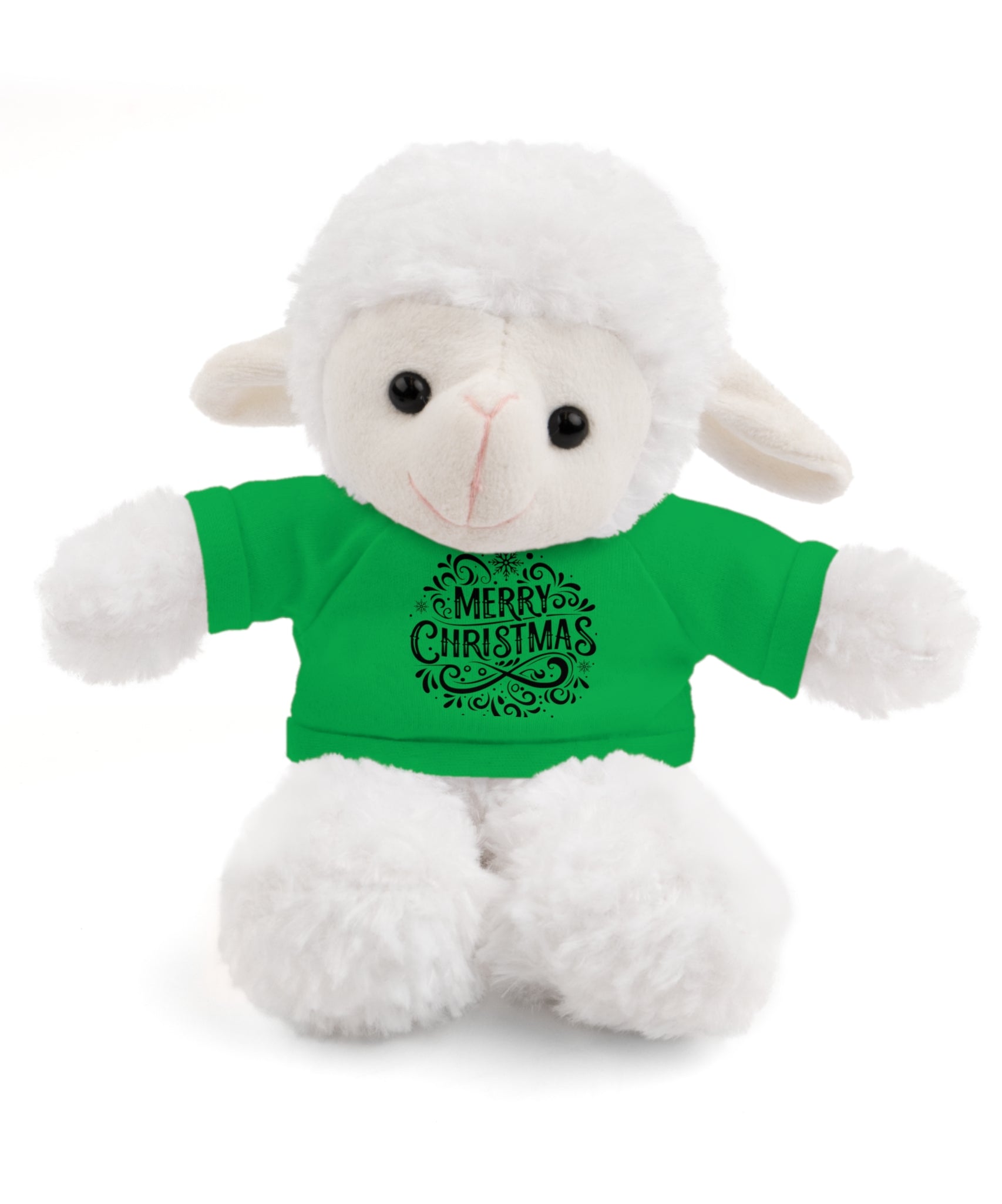Festive Merry Christmas Stuffed Sheep | Gallory Hive