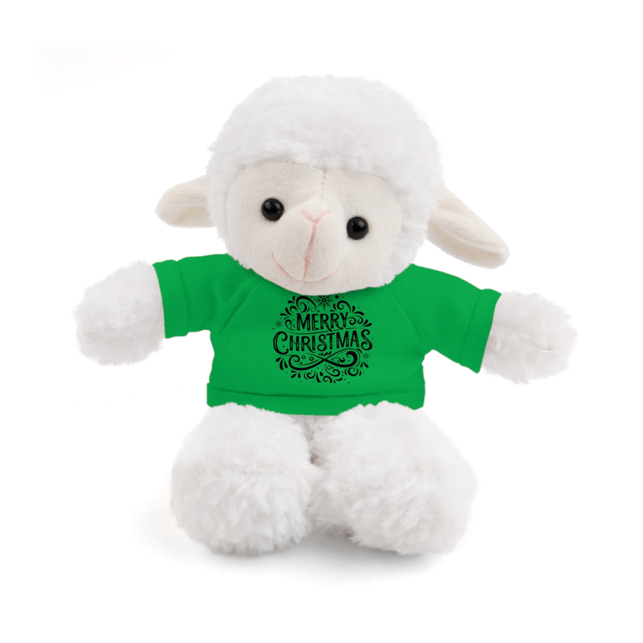 Festive Merry Christmas Stuffed Sheep | Gallory Hive