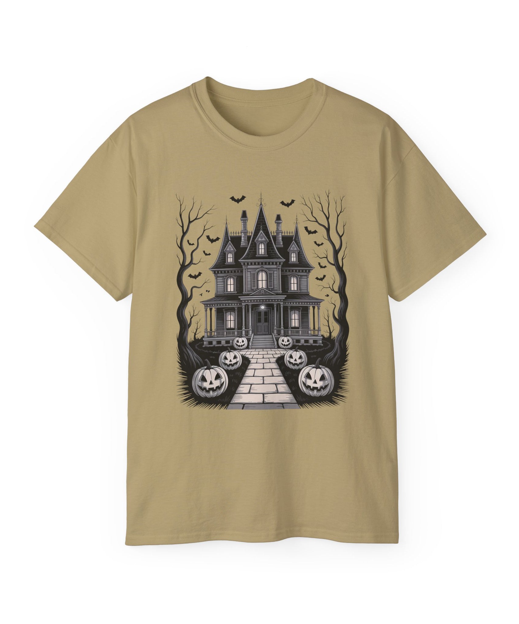 Haunted House Halloween Night Tee | Gallory Hive