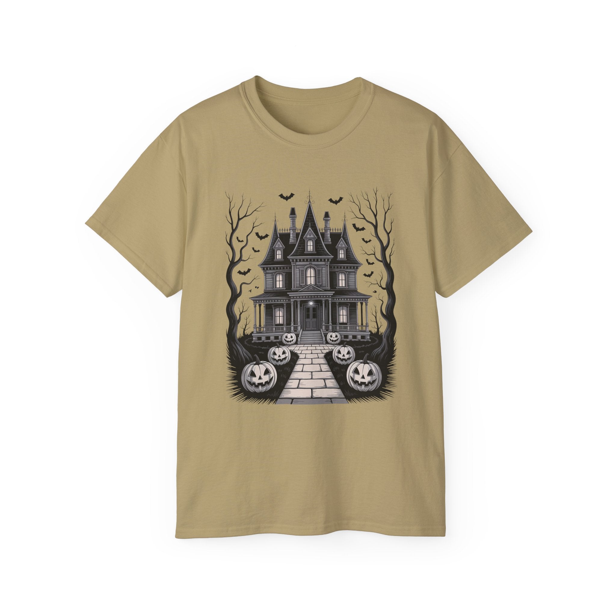 Haunted House Halloween Night Tee | Gallory Hive