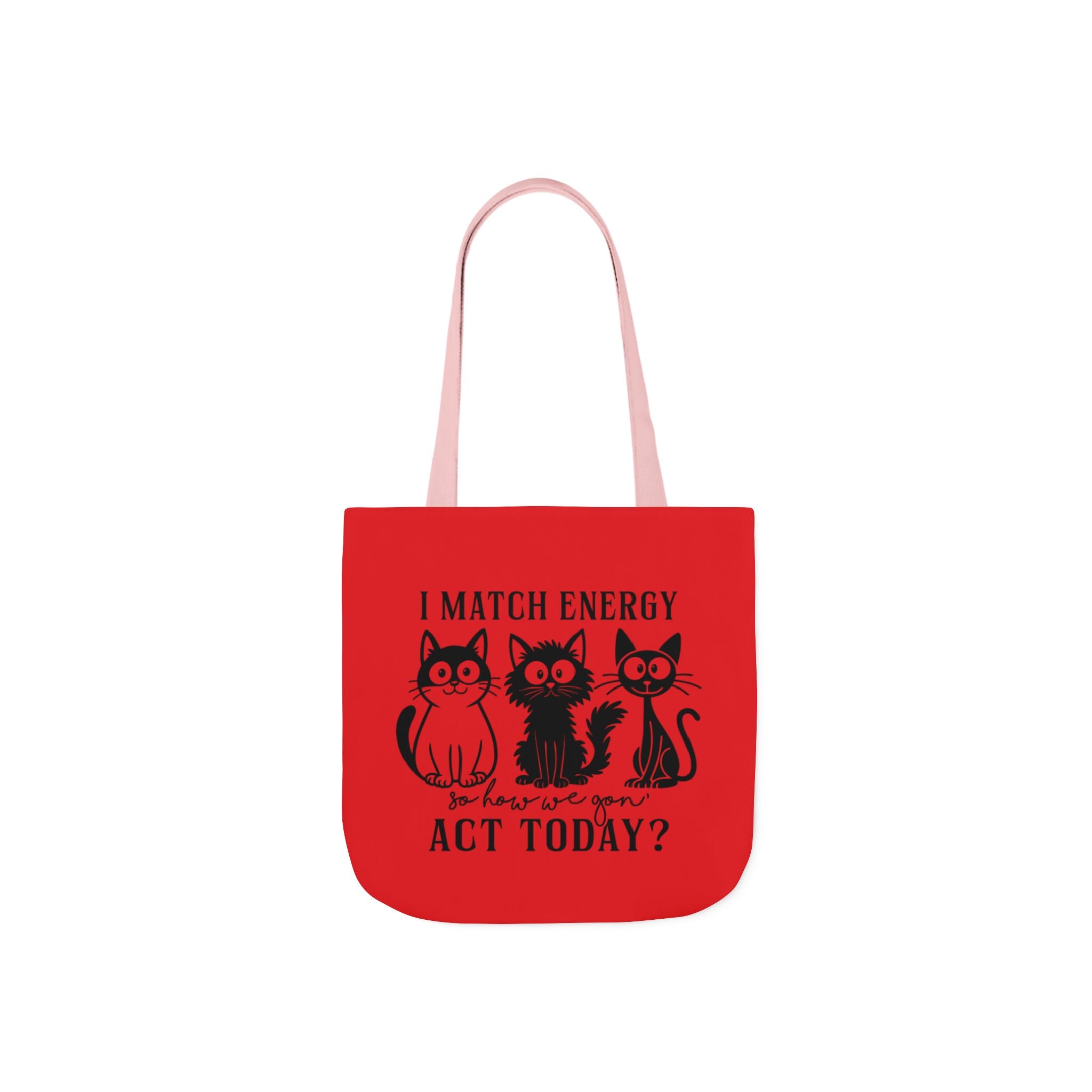Cute Red Canvas Tote – Reusable Bag