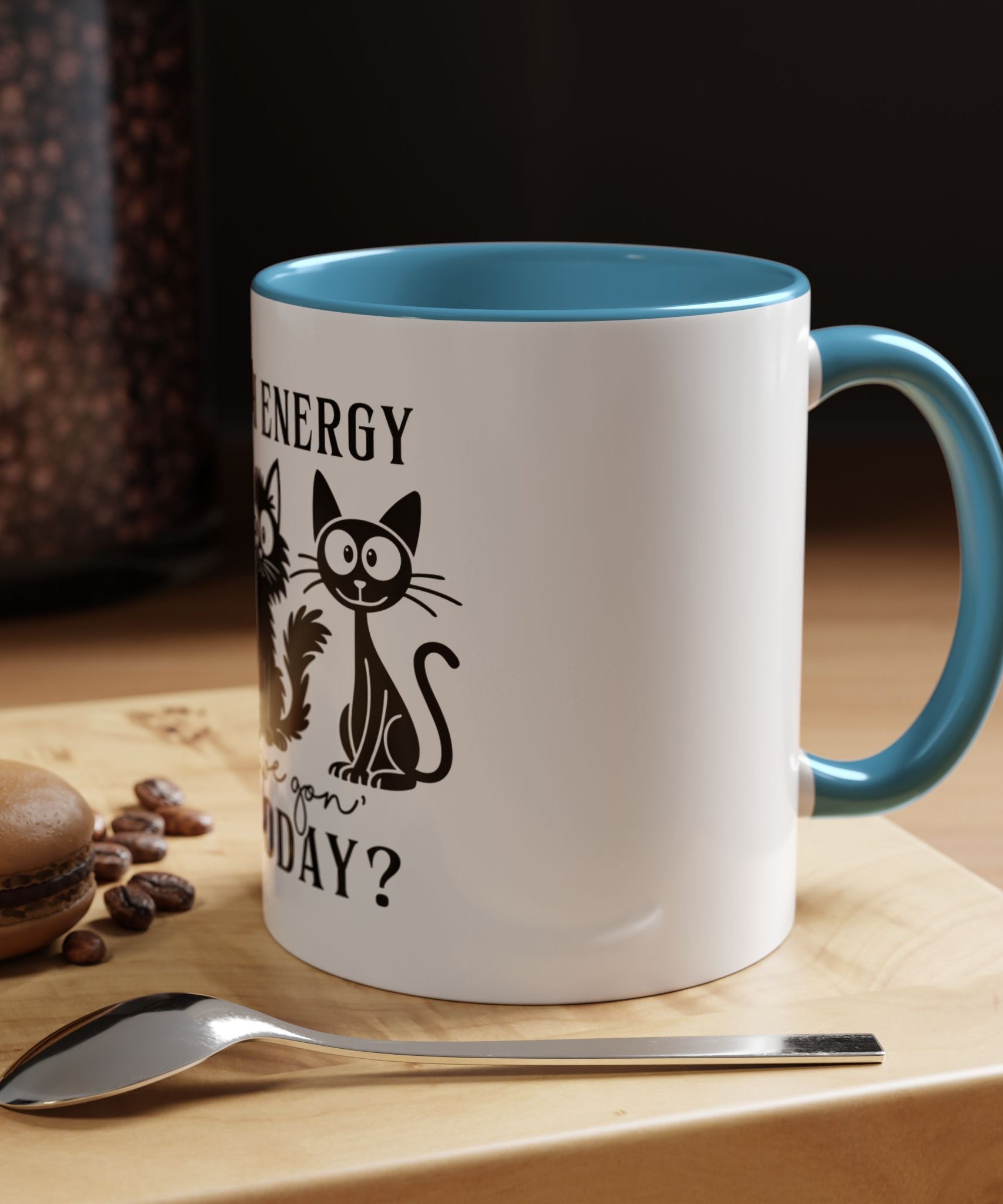 Quirky Cat Coffee Mug, Fun Kitty Mug for Cat Lovers, Gift for Pet Owners, Unique Cat-Themed Drinkware, Cute Cat Lover Present