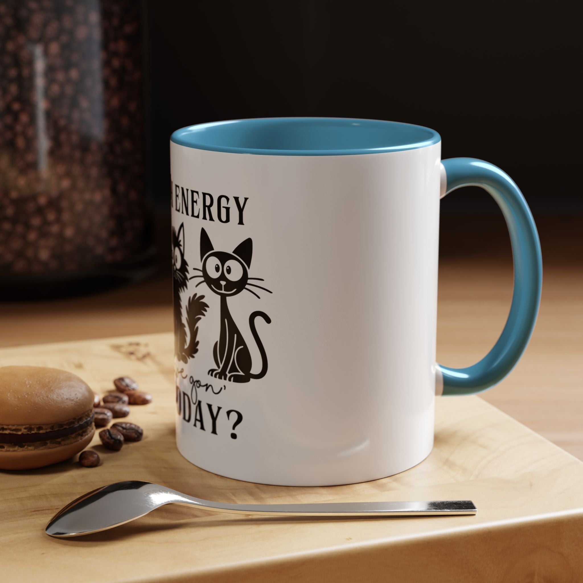 Quirky Cat Coffee Mug, Fun Kitty Mug for Cat Lovers, Gift for Pet Owners, Unique Cat-Themed Drinkware, Cute Cat Lover Present