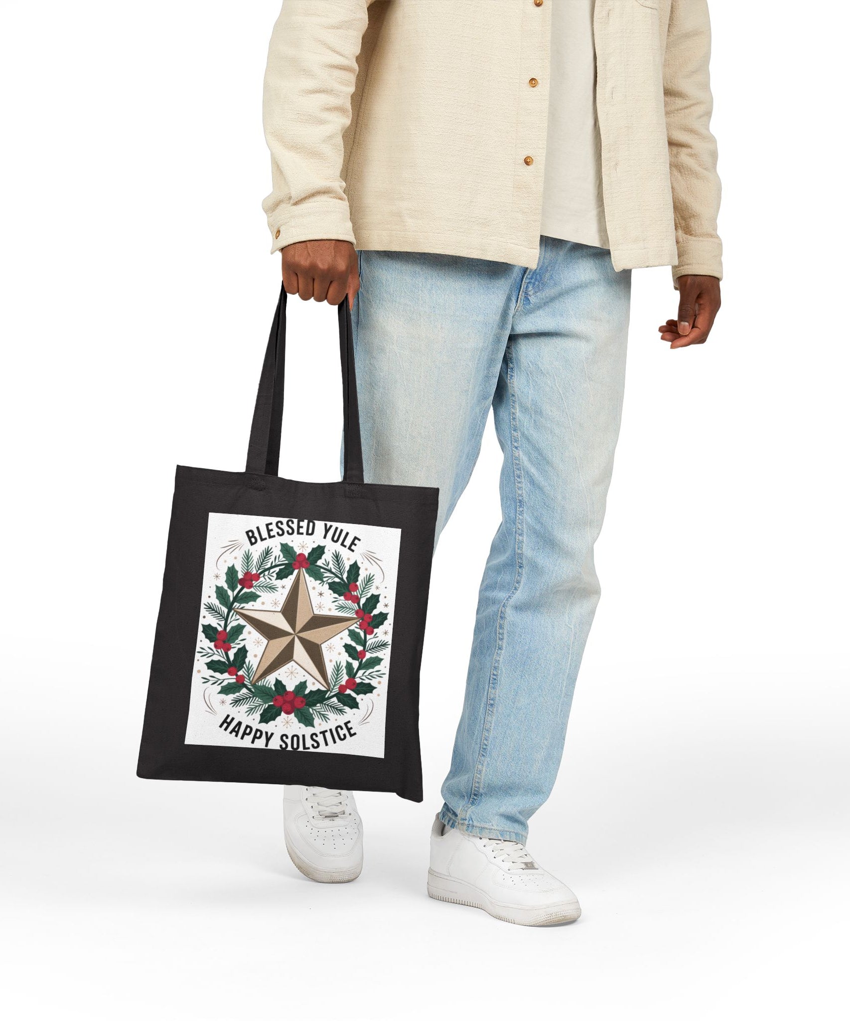 Blessed Yule Eco-Friendly Cotton Tote | Gallory Hive