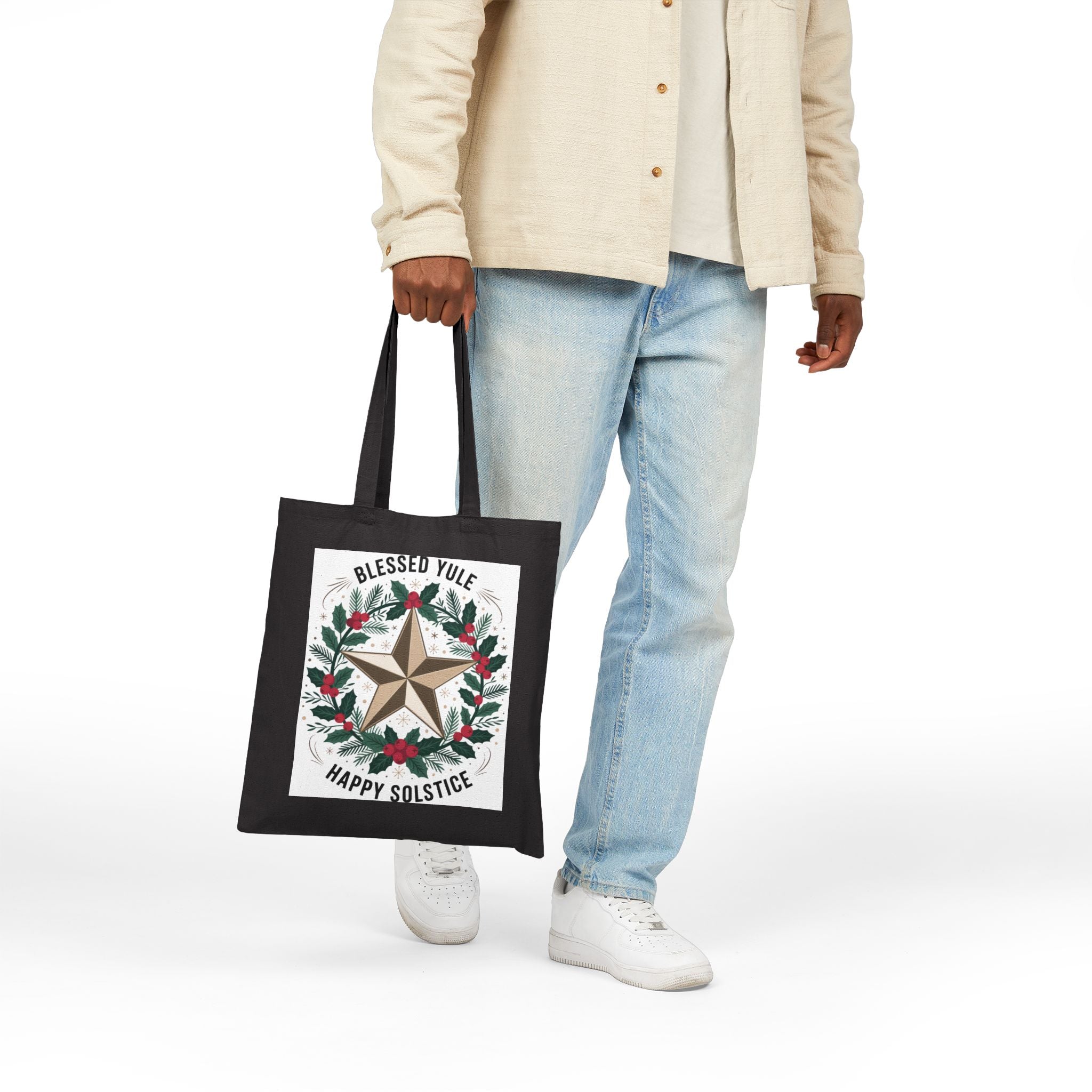 Blessed Yule Eco-Friendly Cotton Tote | Gallory Hive