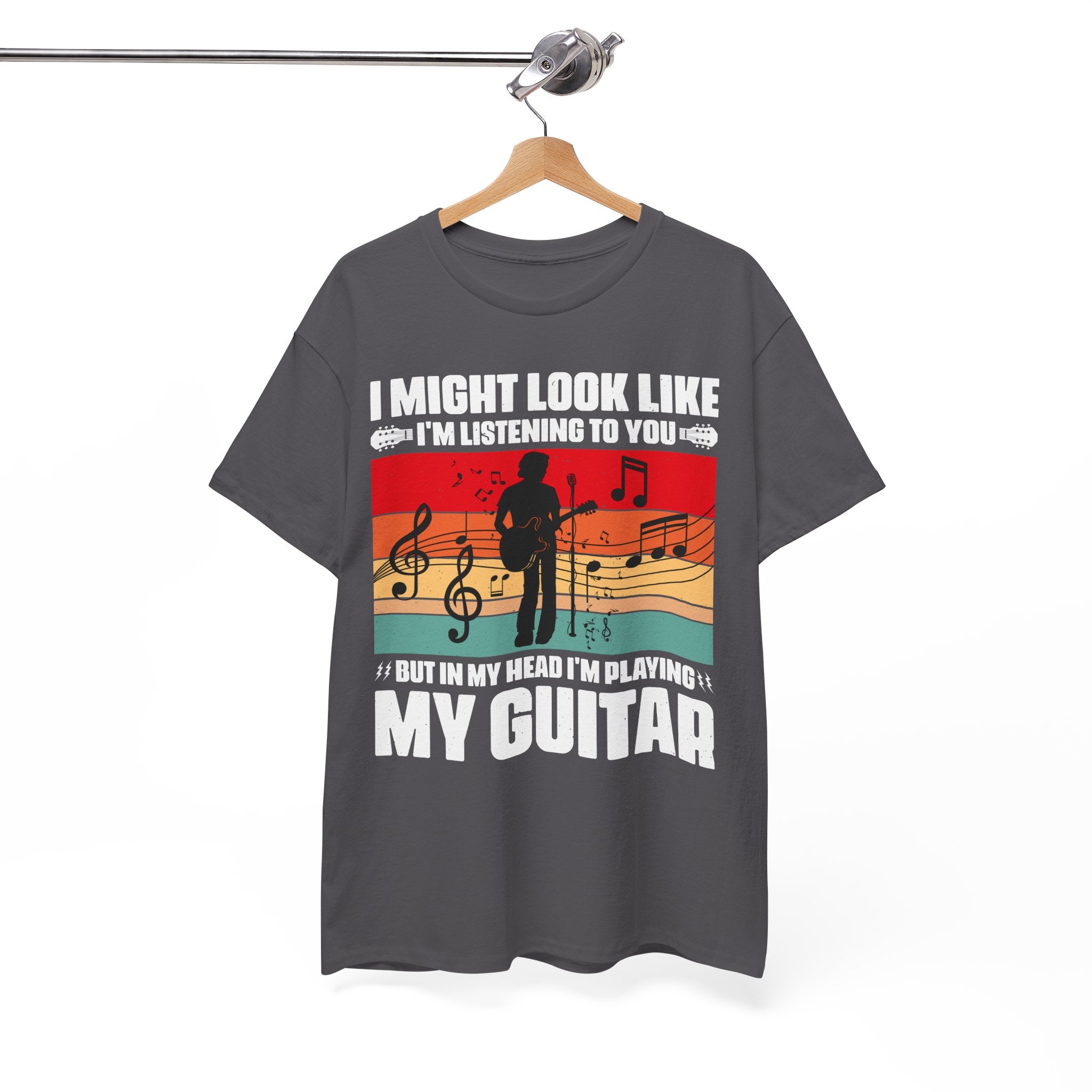 Retro Guitar Playing Mind T-Shirt | Gallory Hive