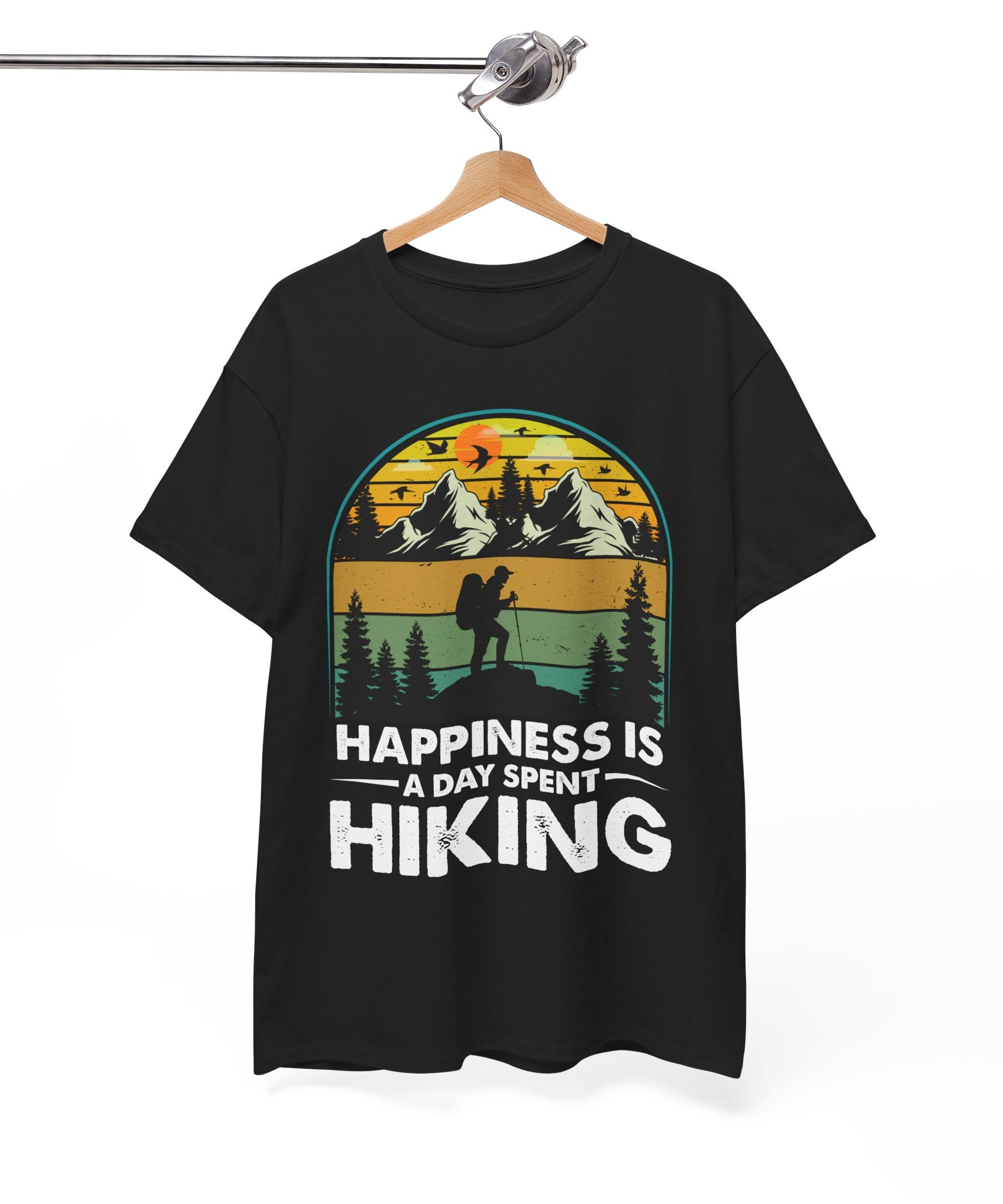 Vintage Hiker Sunset Mountain Tee | Gallory Hive