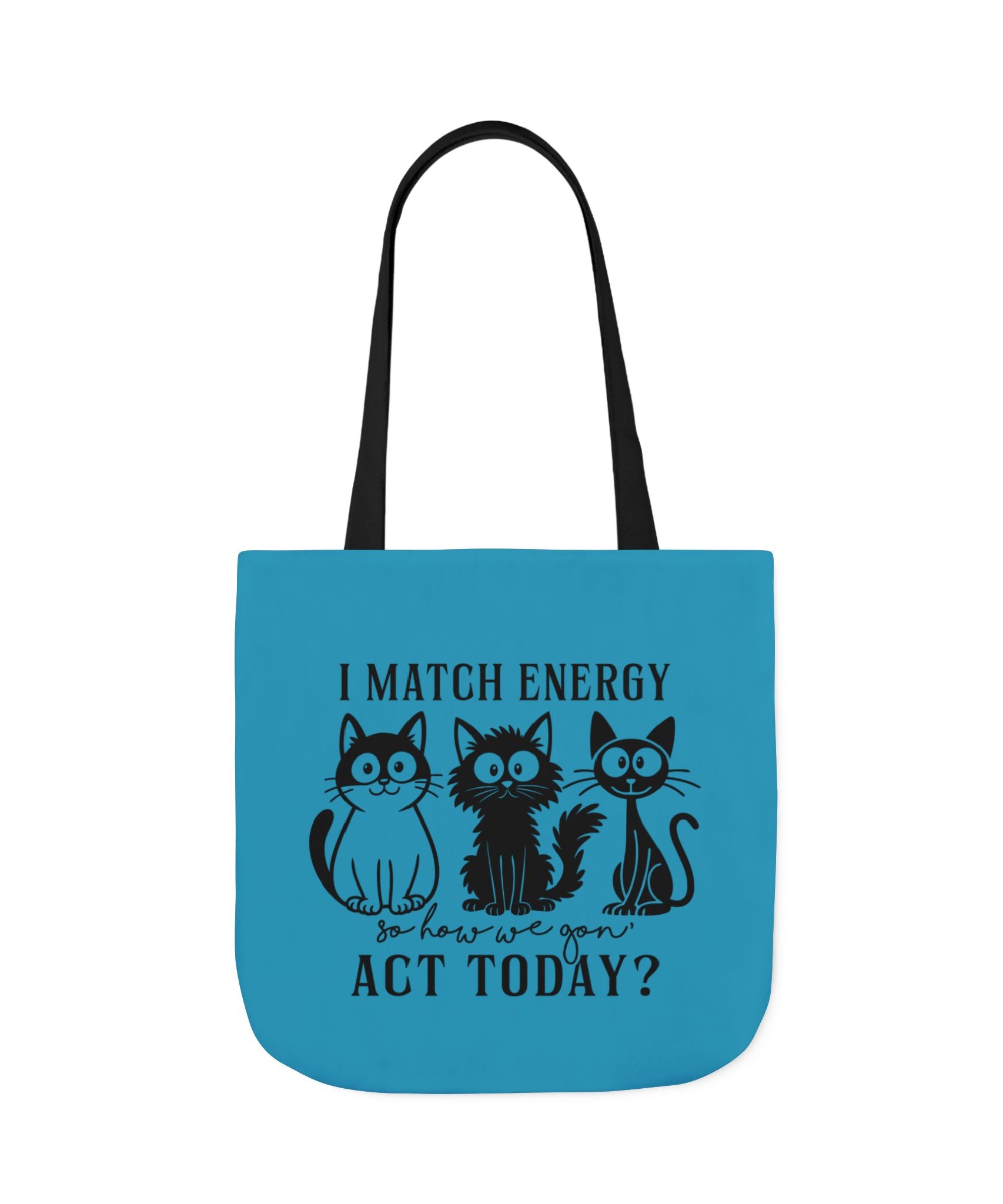 Cute Turquoise Canvas Tote – Reusable Bag
