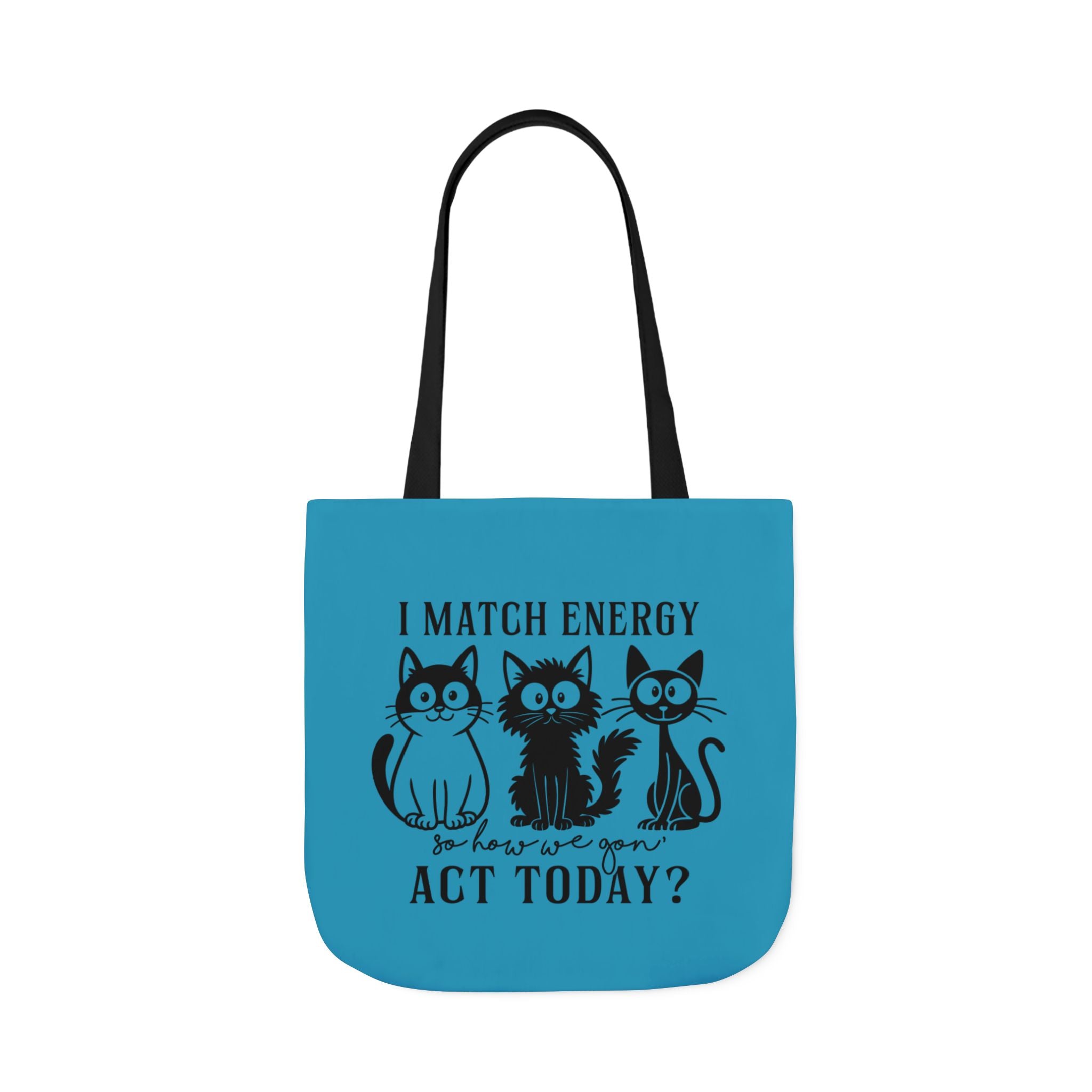 Cute Turquoise Canvas Tote – Reusable Bag