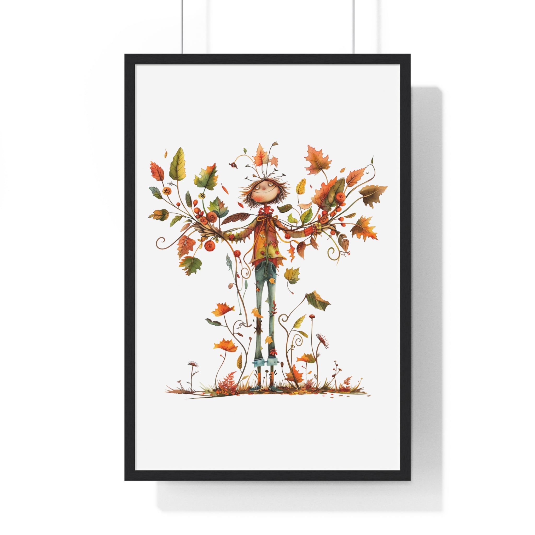 Leaf Spirit of Autumn – Framed Wooden Wall Art
