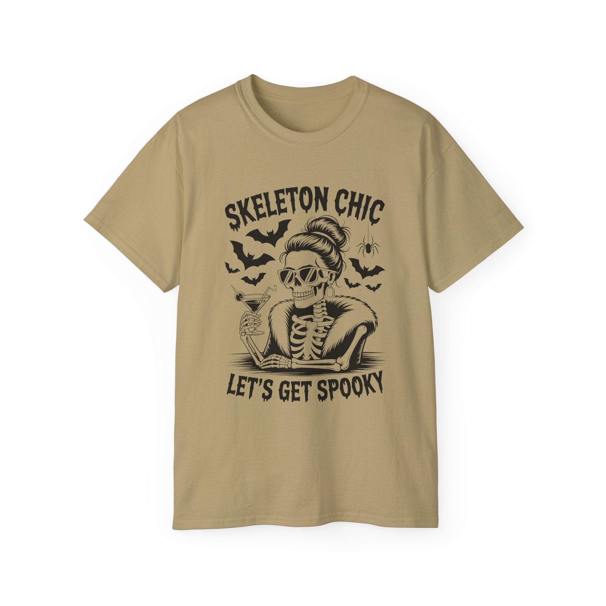 Vintage Rock Skeleton Halloween Shirt | Gallory Hive