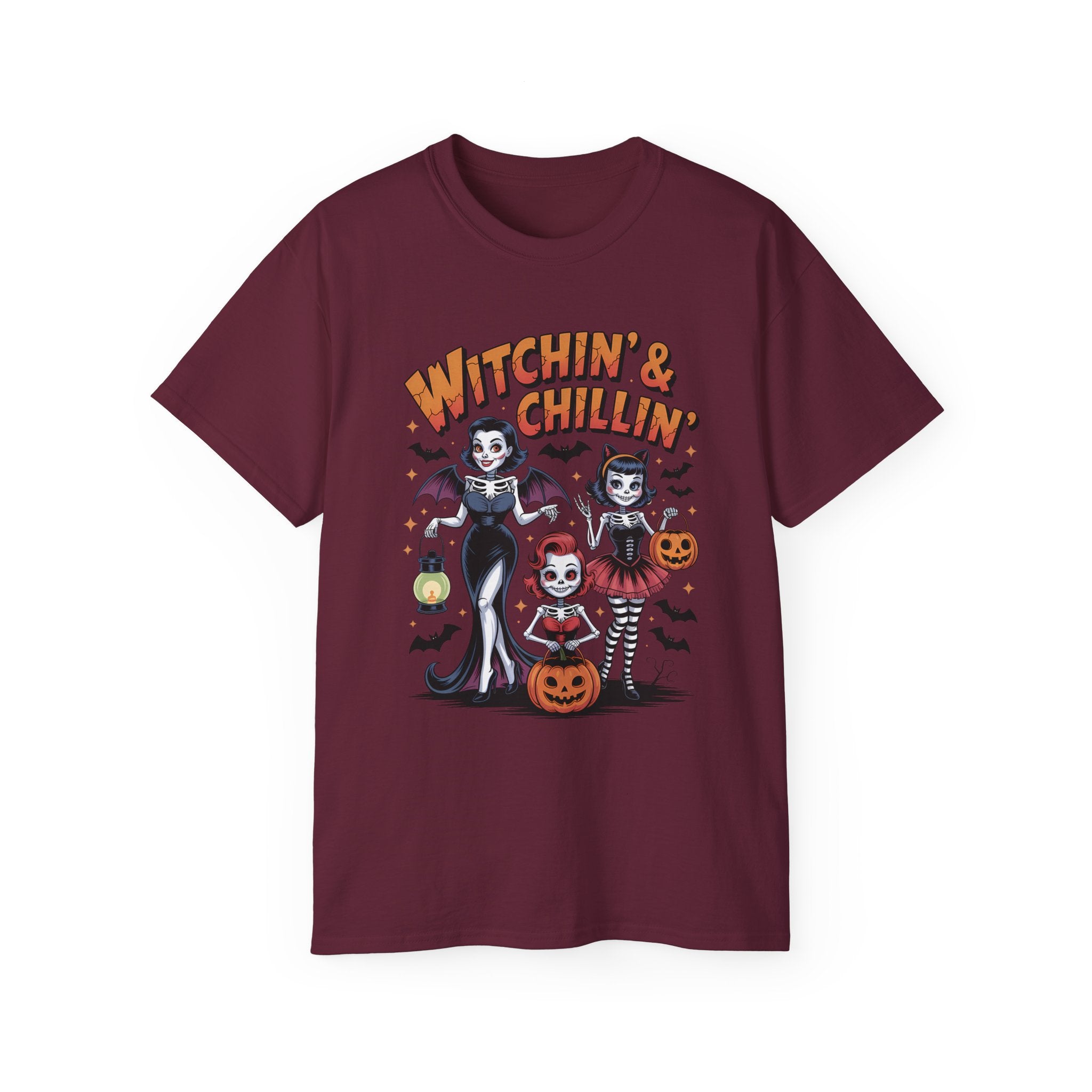 Retro Spooky Girls Halloween Tee