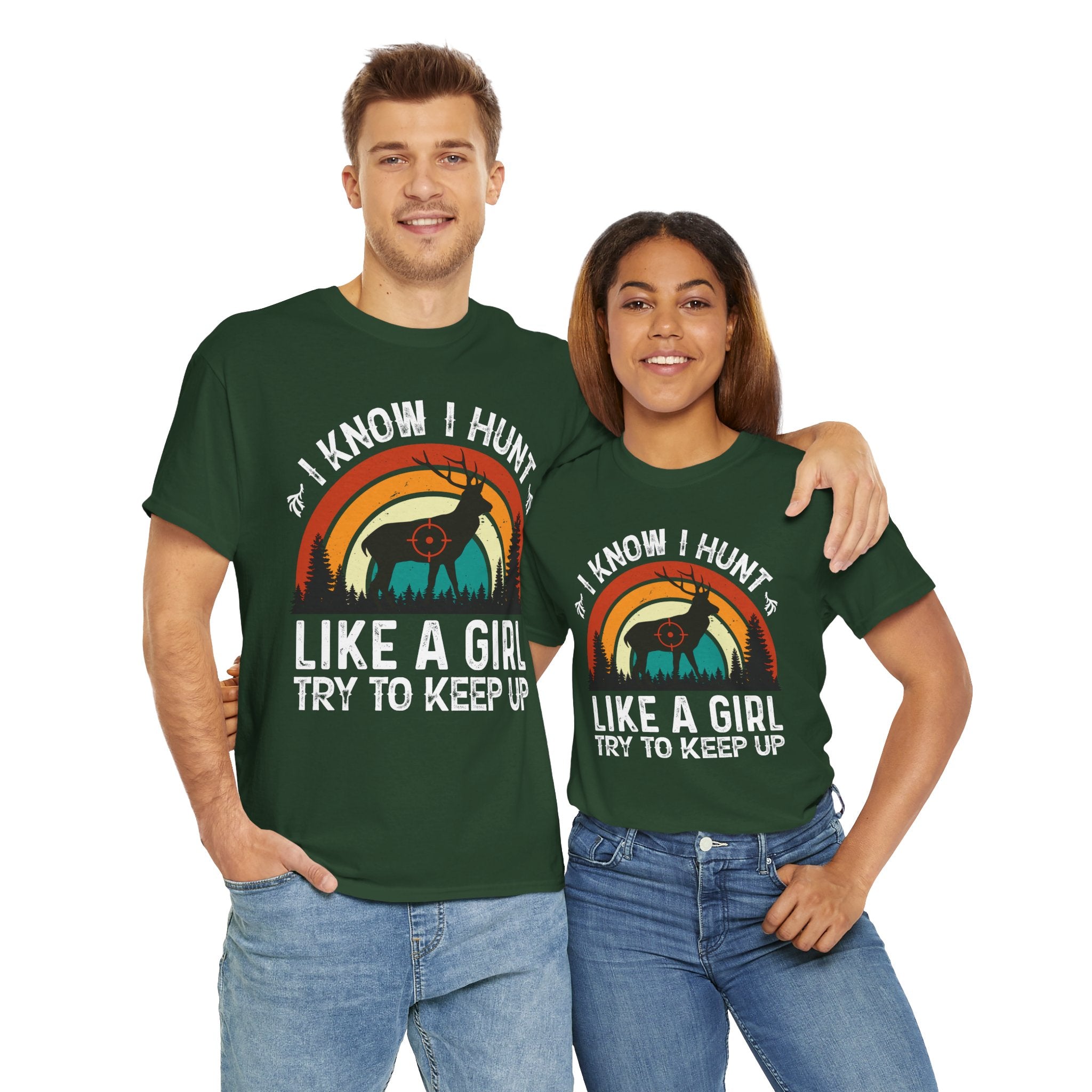 Sunset Target Deer Shirt – Hunting Vibes