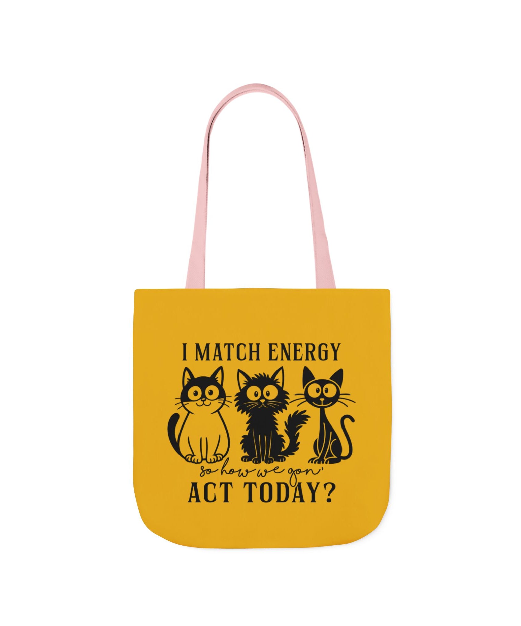 Cute Yellow Canvas Tote – Reusable Bag