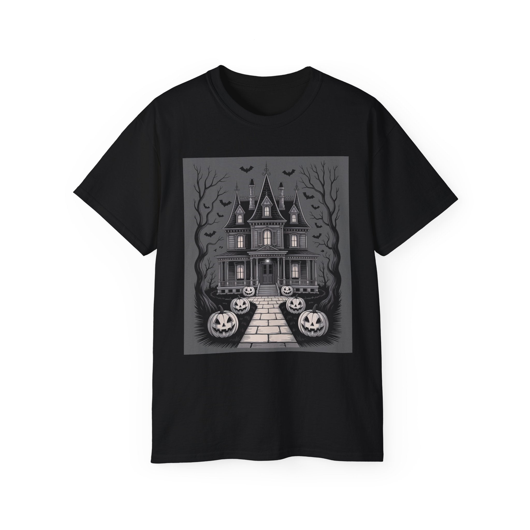 Haunted House Halloween Night Tee | Gallory Hive