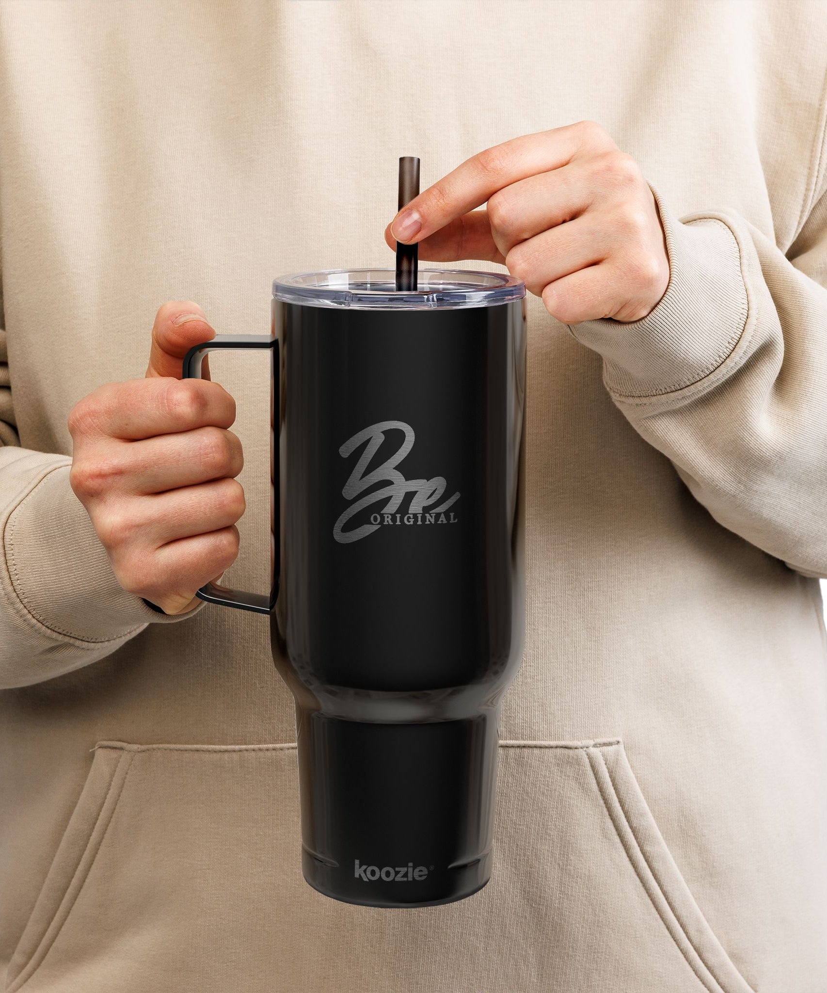 Be Original Insulated Tumbler | 40oz Engraved Drinkware for Every Occasion, Gifts for Friends, Birthday Party, Summer BBQ, Travel Mug