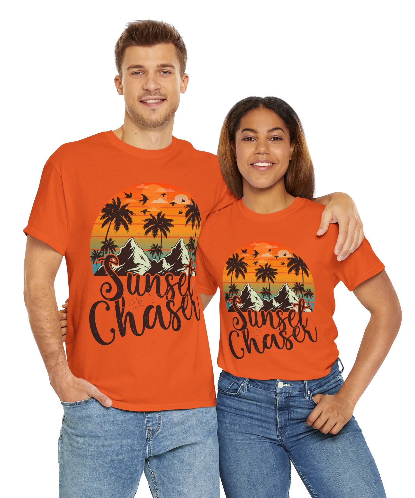 Sunset Surf Tee – Tropical & Mountain Vibes