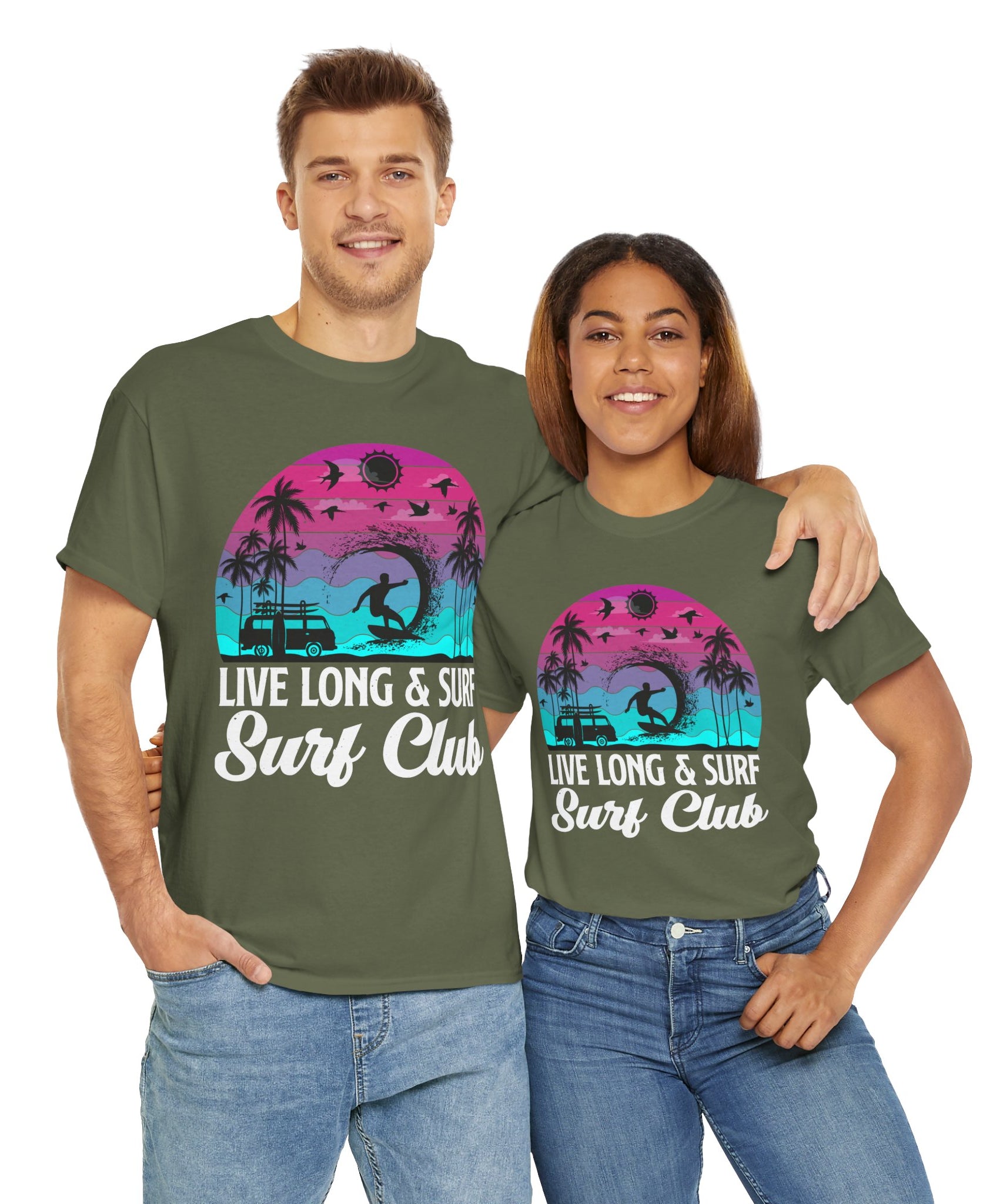 Surf Club Beach Sunset T-Shirt
