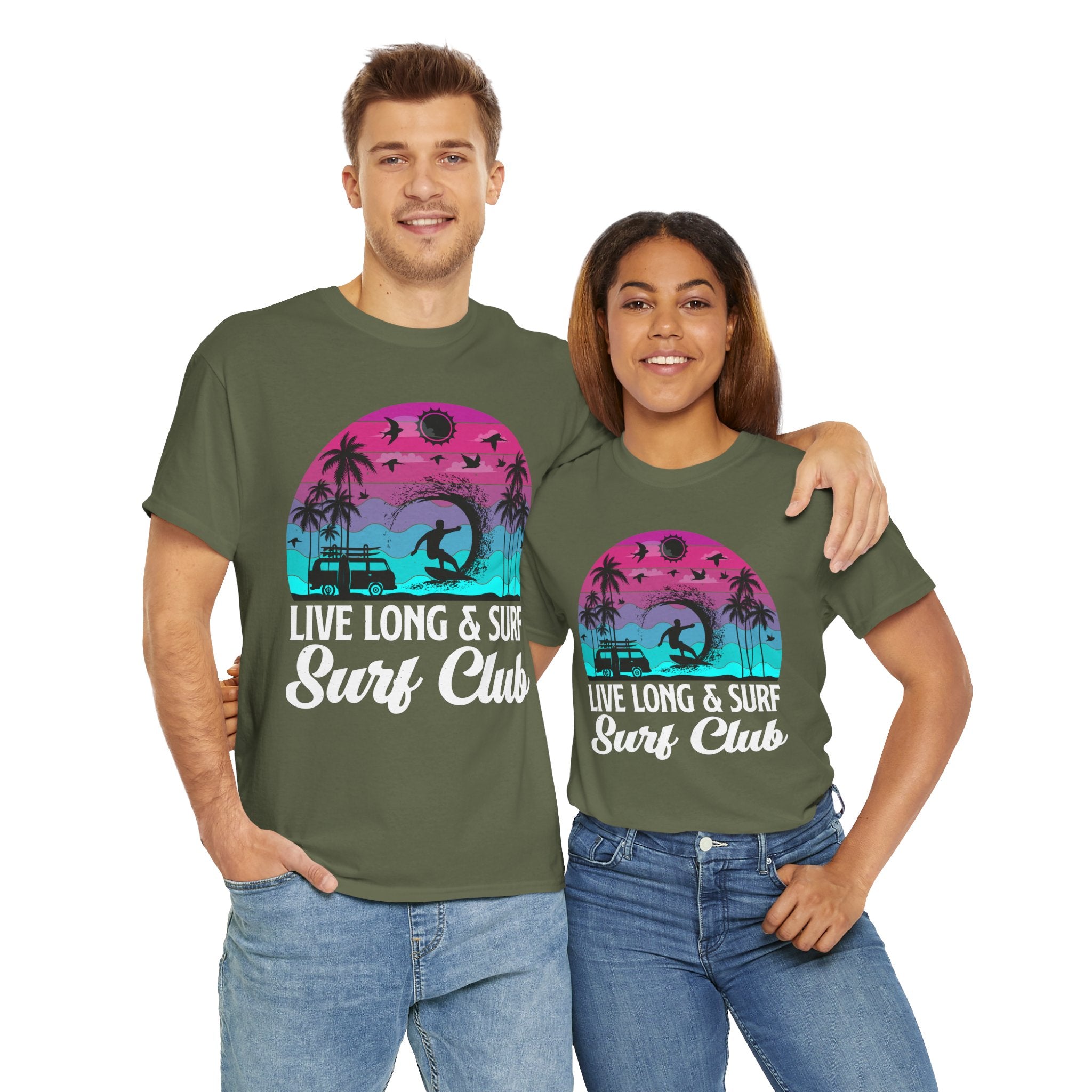 Surf Club Beach Sunset T-Shirt